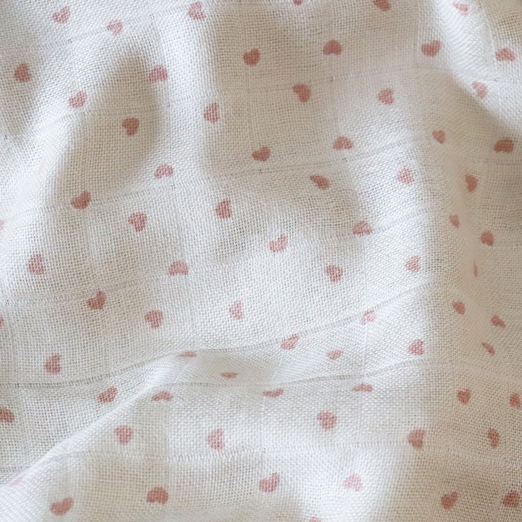 nuuroo - Stofbleer - 2-pak - 100% økologisk bambus - 60x60 cm - Hearts