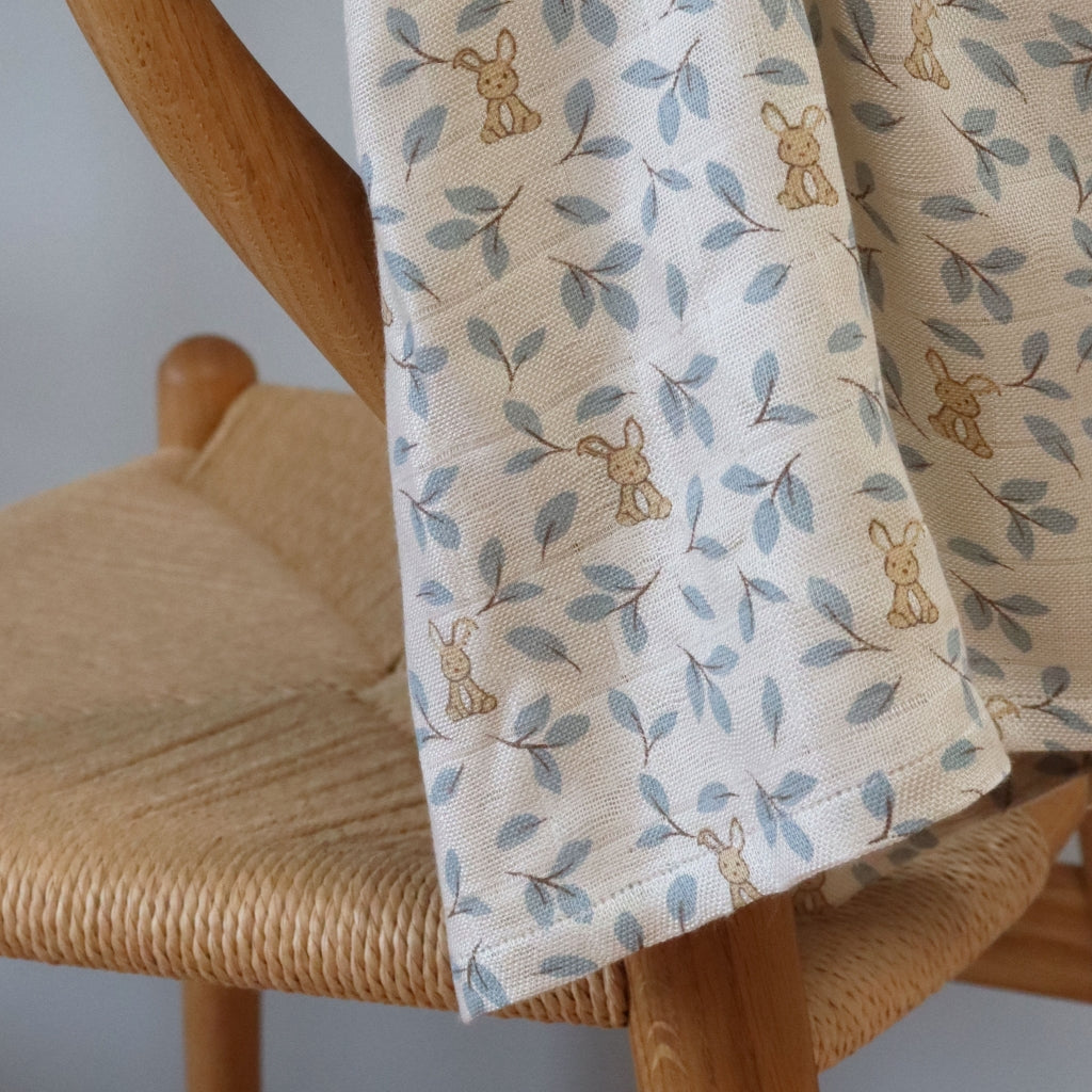 nuuroo - Svøb - 100% økologisk bambus - 110x110 cm - Bunny Leaf