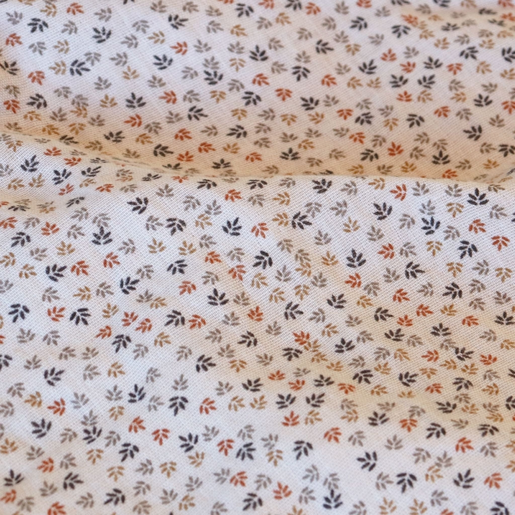 nuuroo - Svøb - 100% økologisk bomuld - 120x120 cm - Mix Leaf