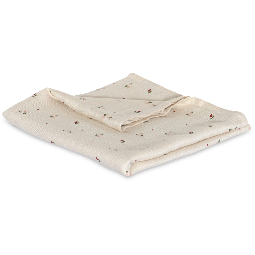 nuuroo - Svøb - 100% økologisk bambus - 110x110 cm - Flower Love