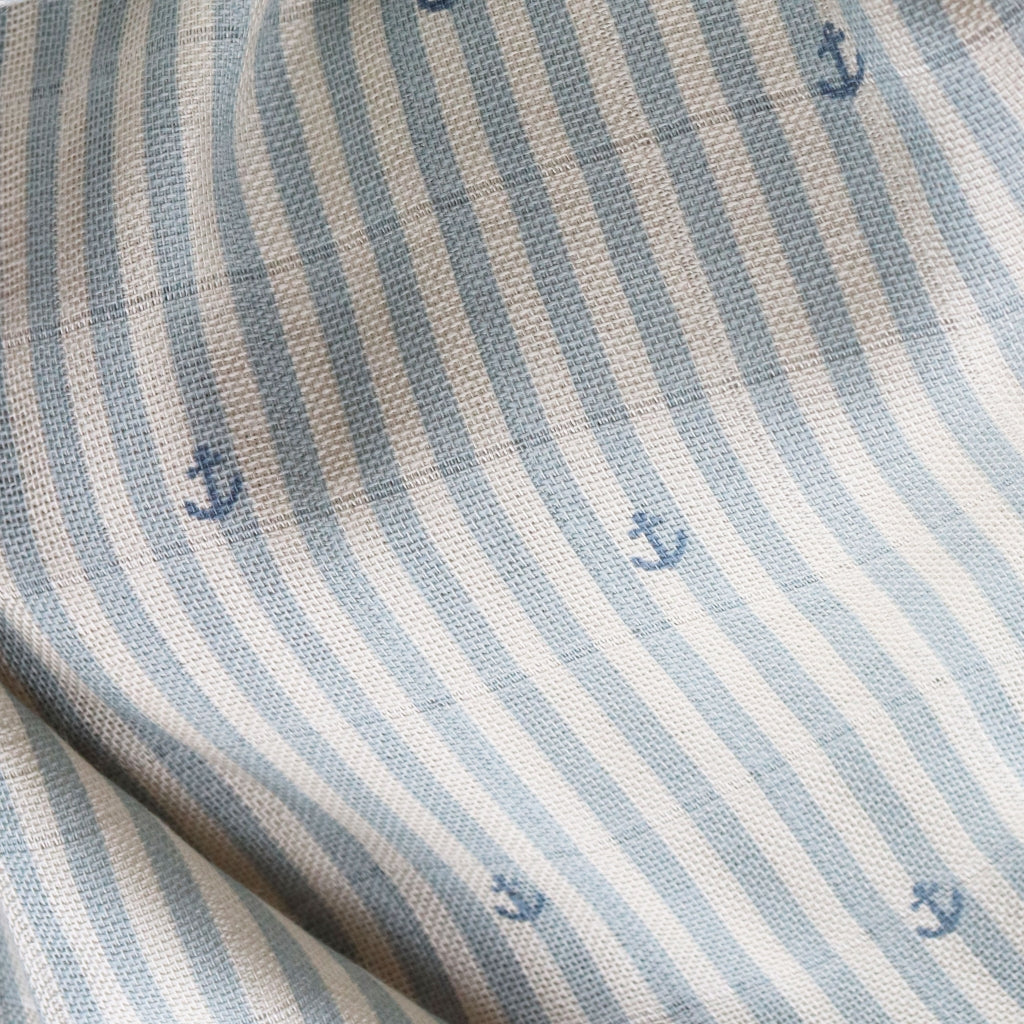 nuuroo - Stofbleer - 2-pak - 100% økologisk bambus - 60x60 cm - Stripe Anchor