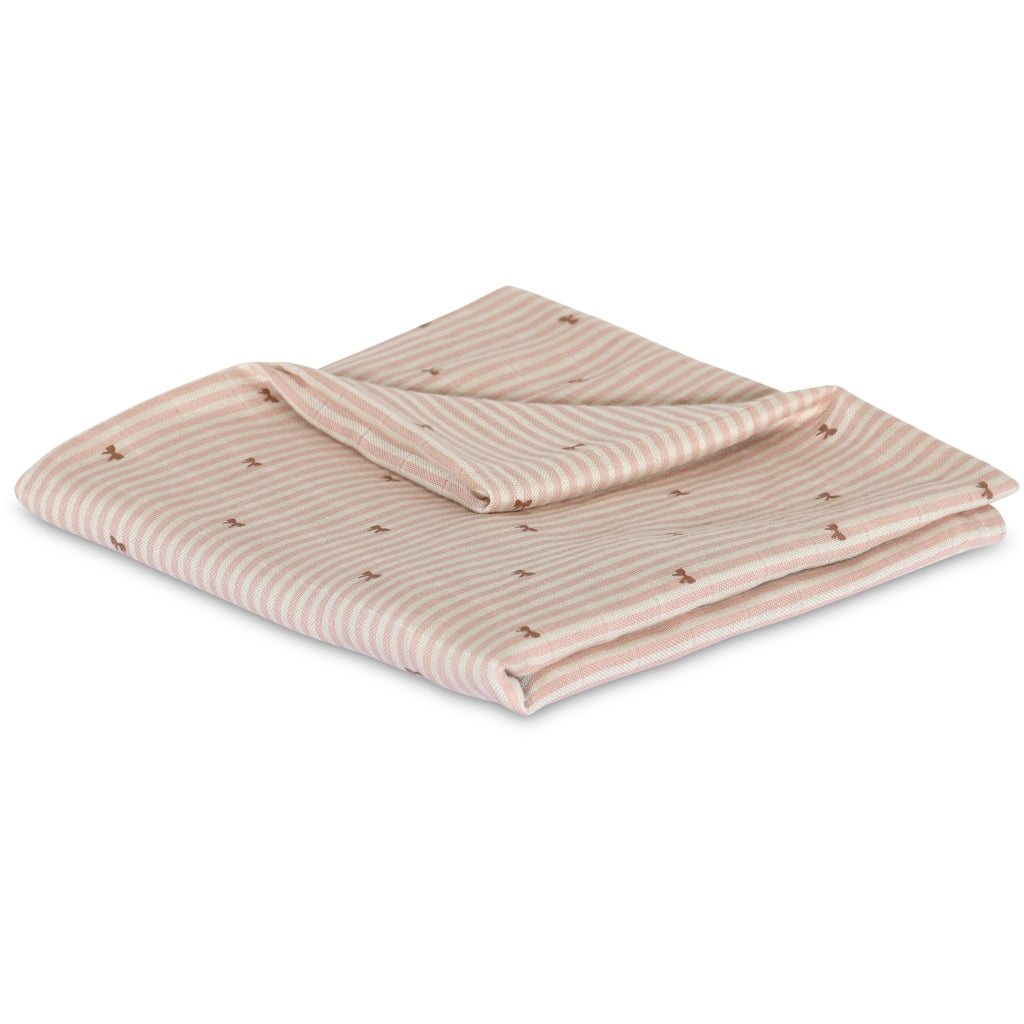 nuuroo - Svøb - 100% økologisk bambus - 110x110 cm - Stripe Bow