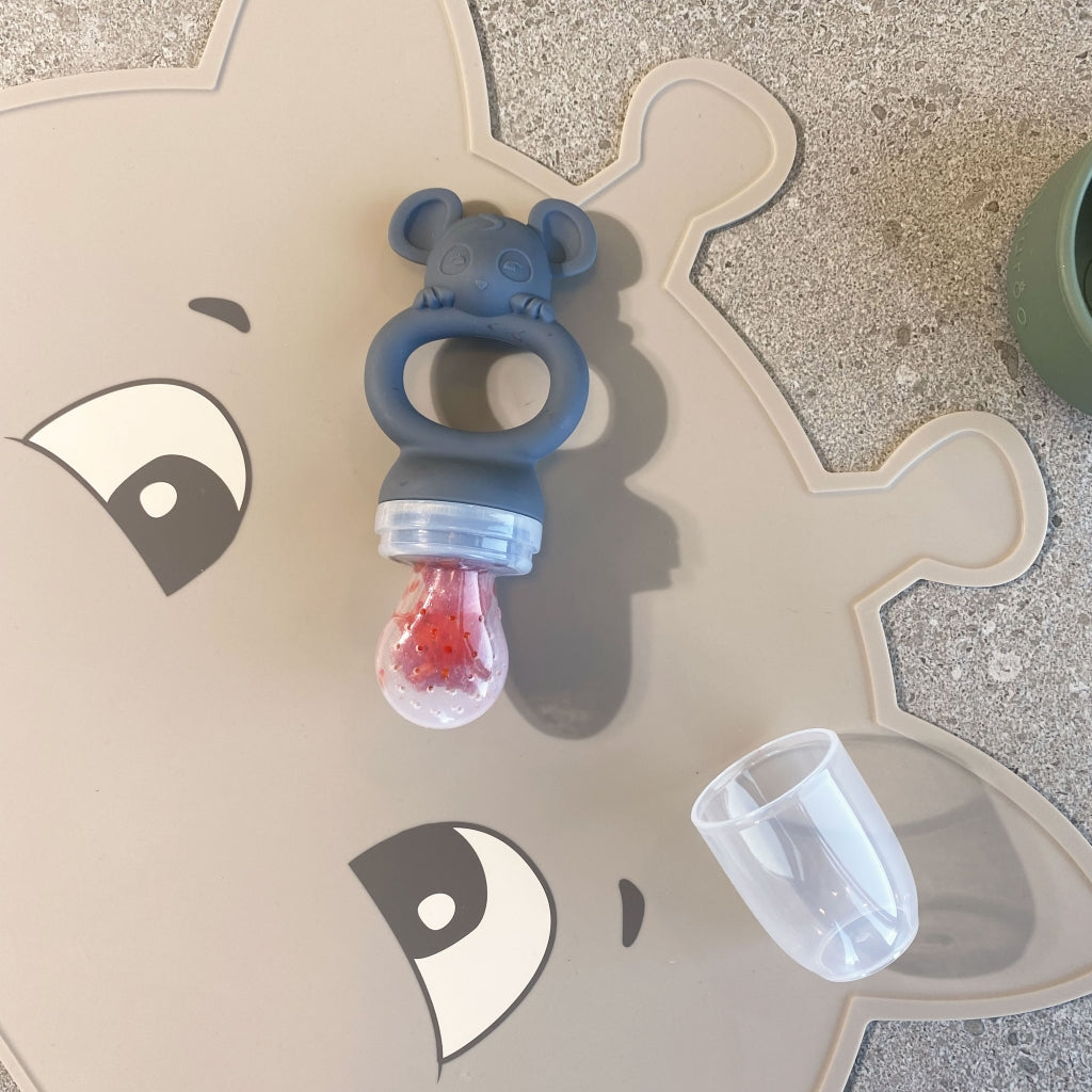 nuuroo - Silikone frugtsut 2-PAK - LFGB silikone - Bering Sea/Cobblestone