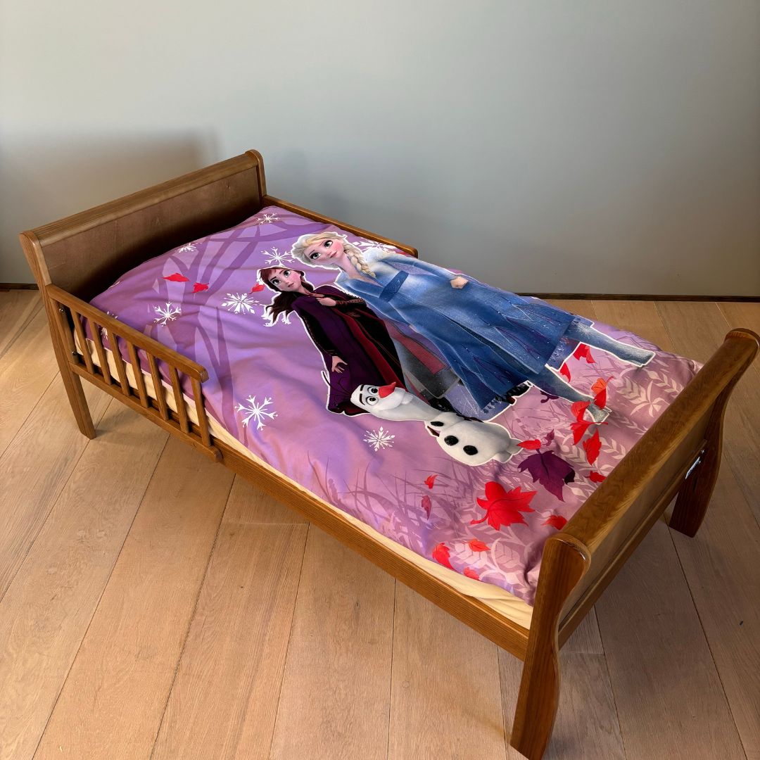 B - Junior sengetøj - Selvlysende sengetøj - 100x140 cm - 100% Bomuld - Frozen