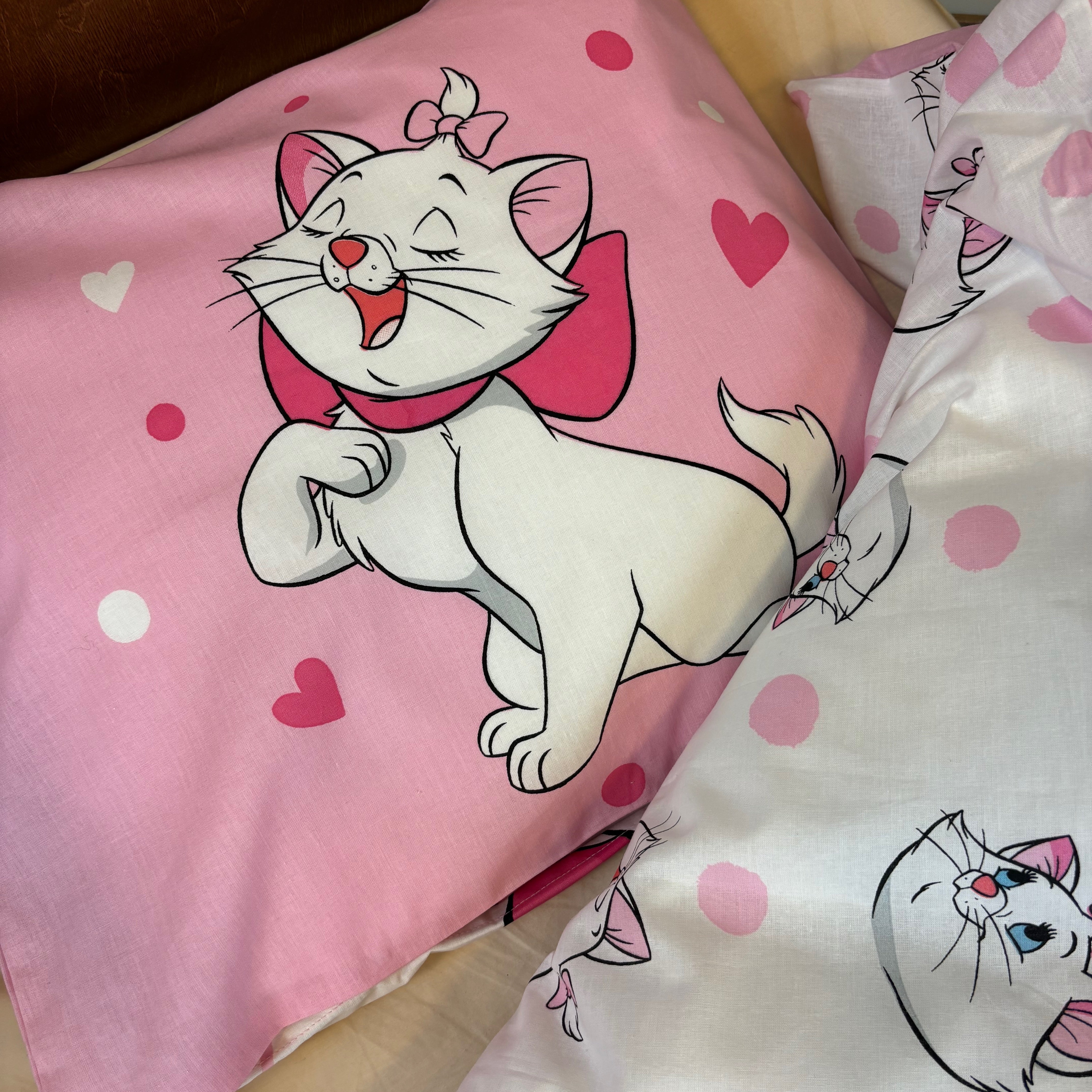 B - Junior sengetøj - 100x135 cm - 100% Bomuld - Aristocats