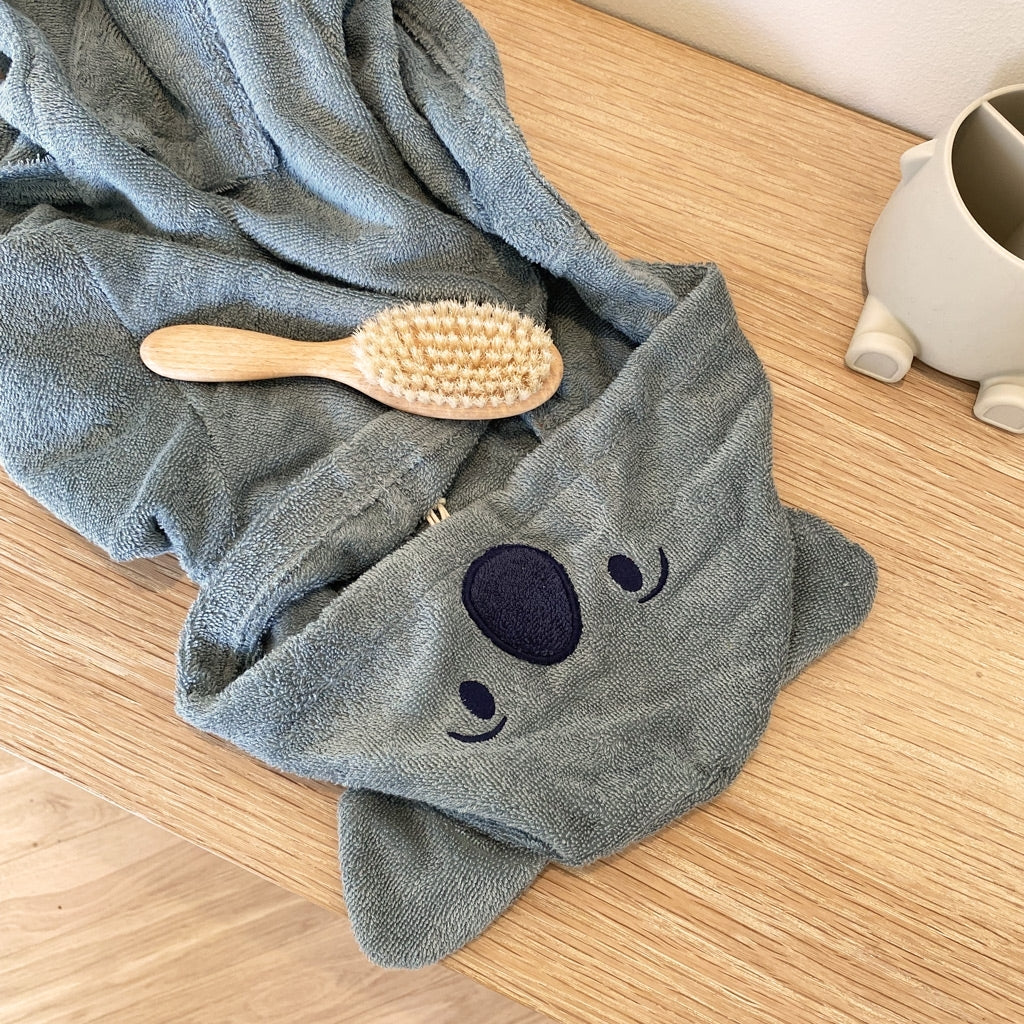 nuuroo - Frotté badekåbe til børn - 3-4 år - Økologisk bomuld - Lead