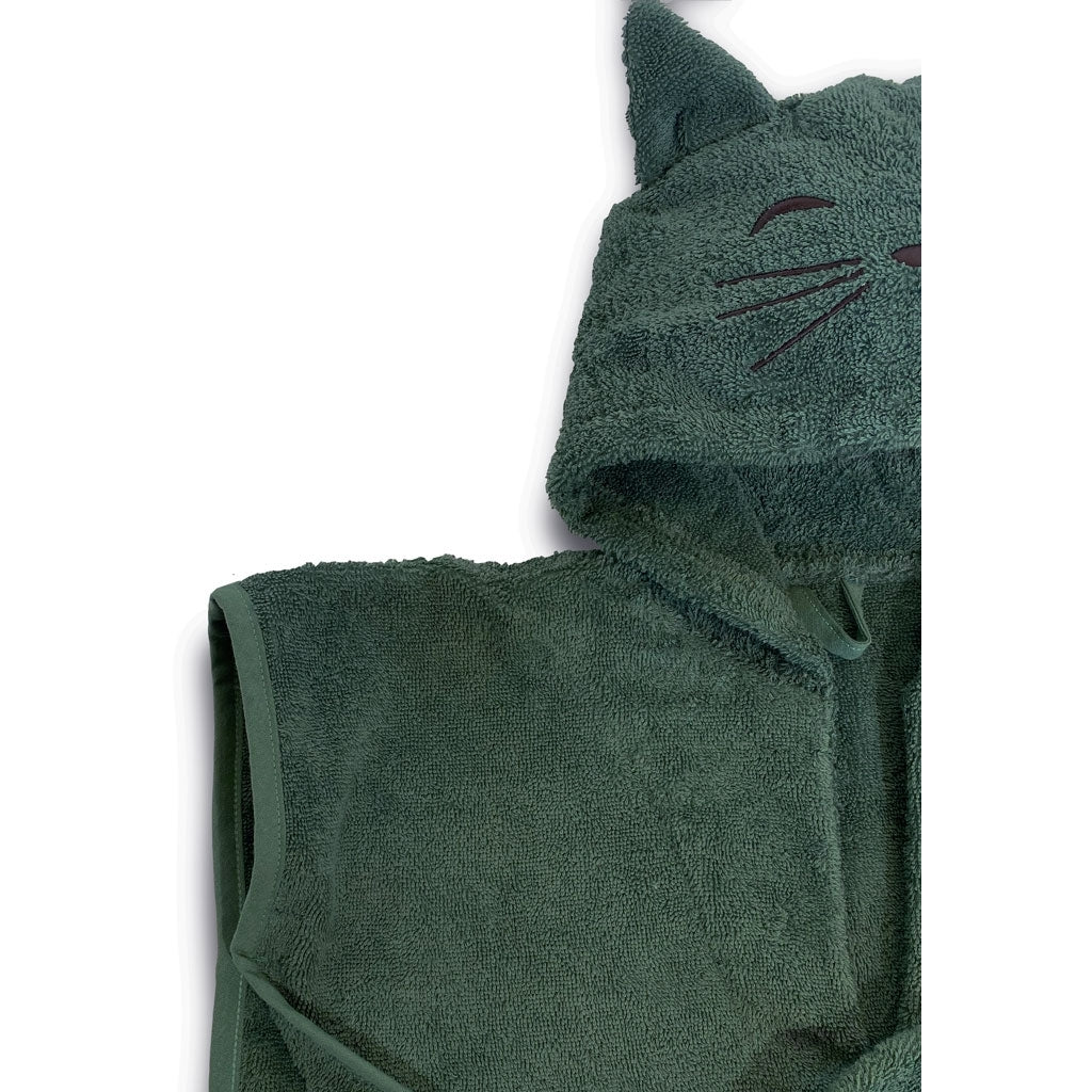 nuuroo - Børne poncho - 100% økologisk bomuld - Grøn