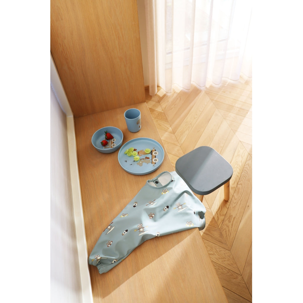 nuuroo - Tallerkner til børn - 2-pak - 100% bioplast - Blue mix