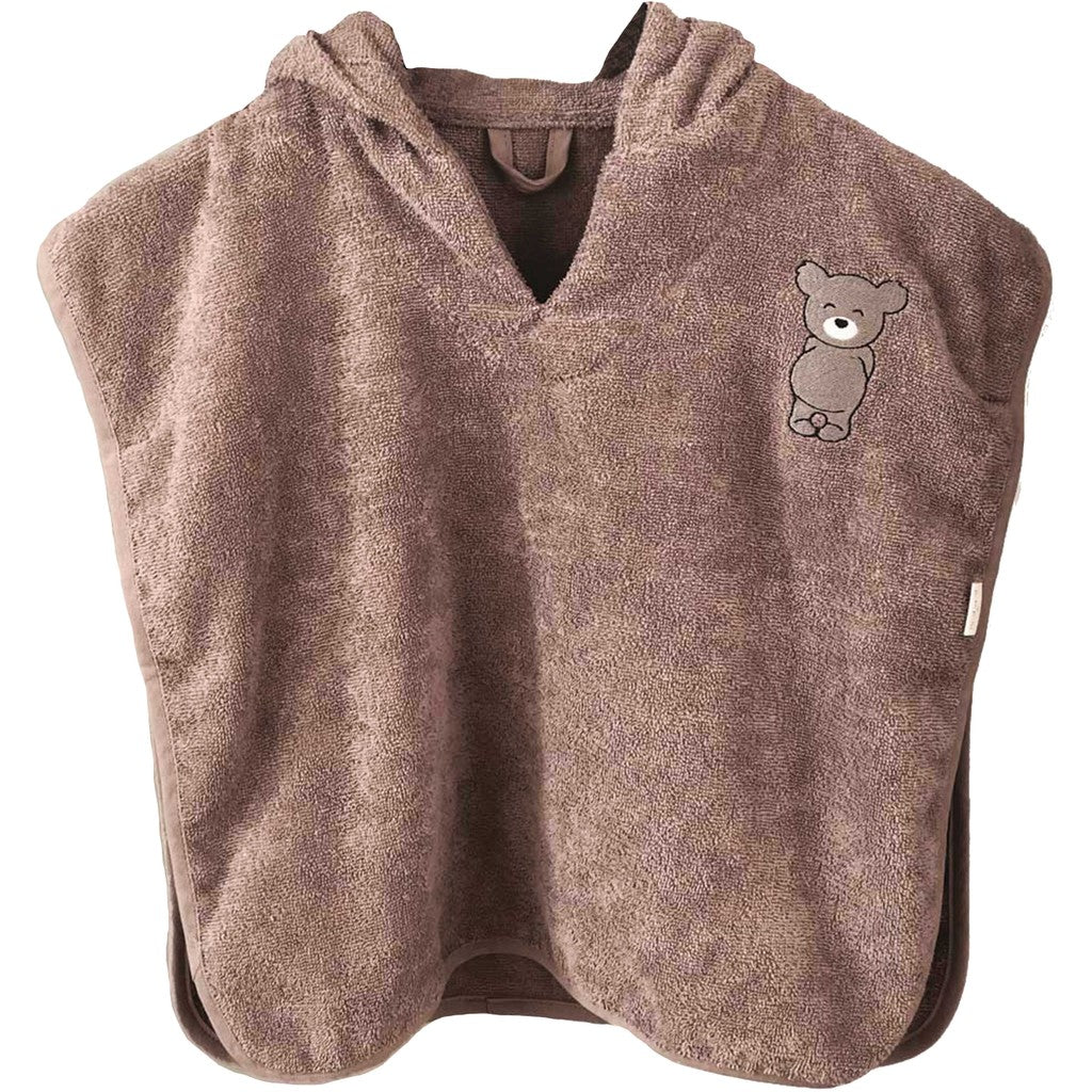 Petu Petu - Blød Celsa poncho til børn - 100% bomuld - Teddy