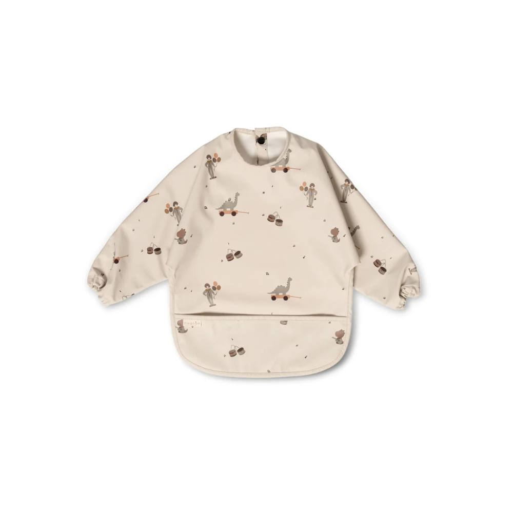 nuuroo - Spiseforklæde - Hagesmæk med ærmer - Music Dino