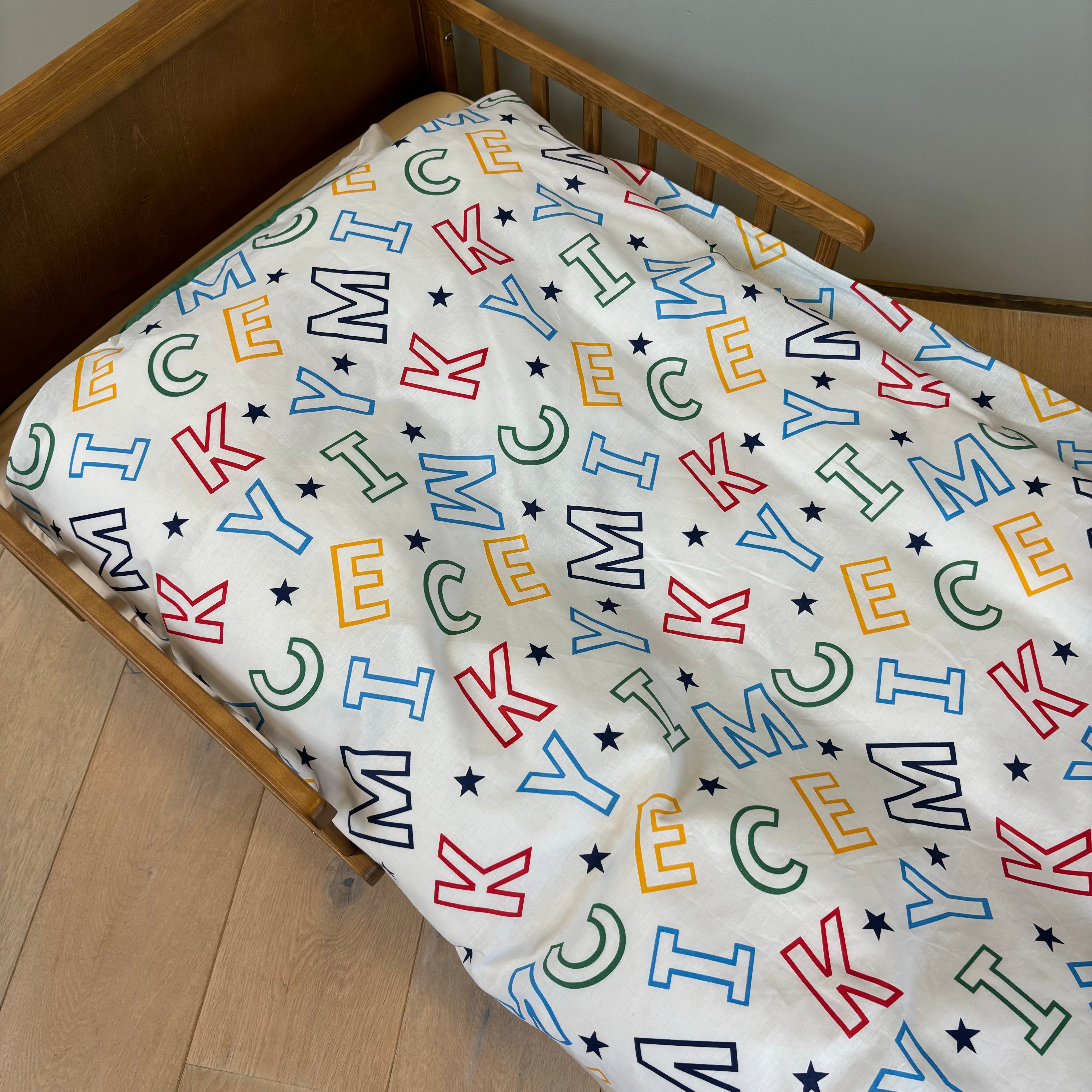 B - Junior sengetøj - Mickey - 100x140 cm - 100% Bomuld