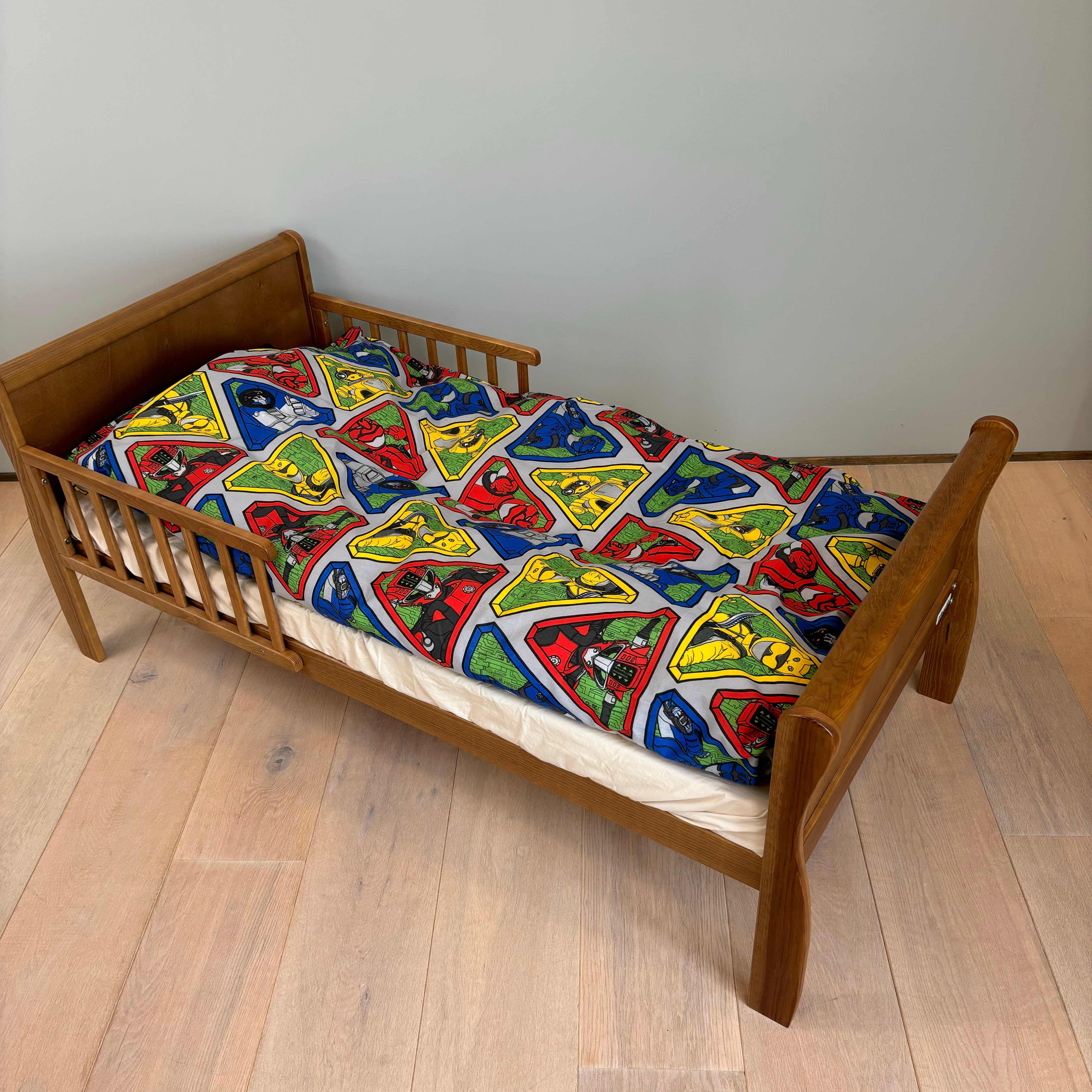 B - Junior sengetøj - Power Rangers - 100x140 cm - 100% Bomuld