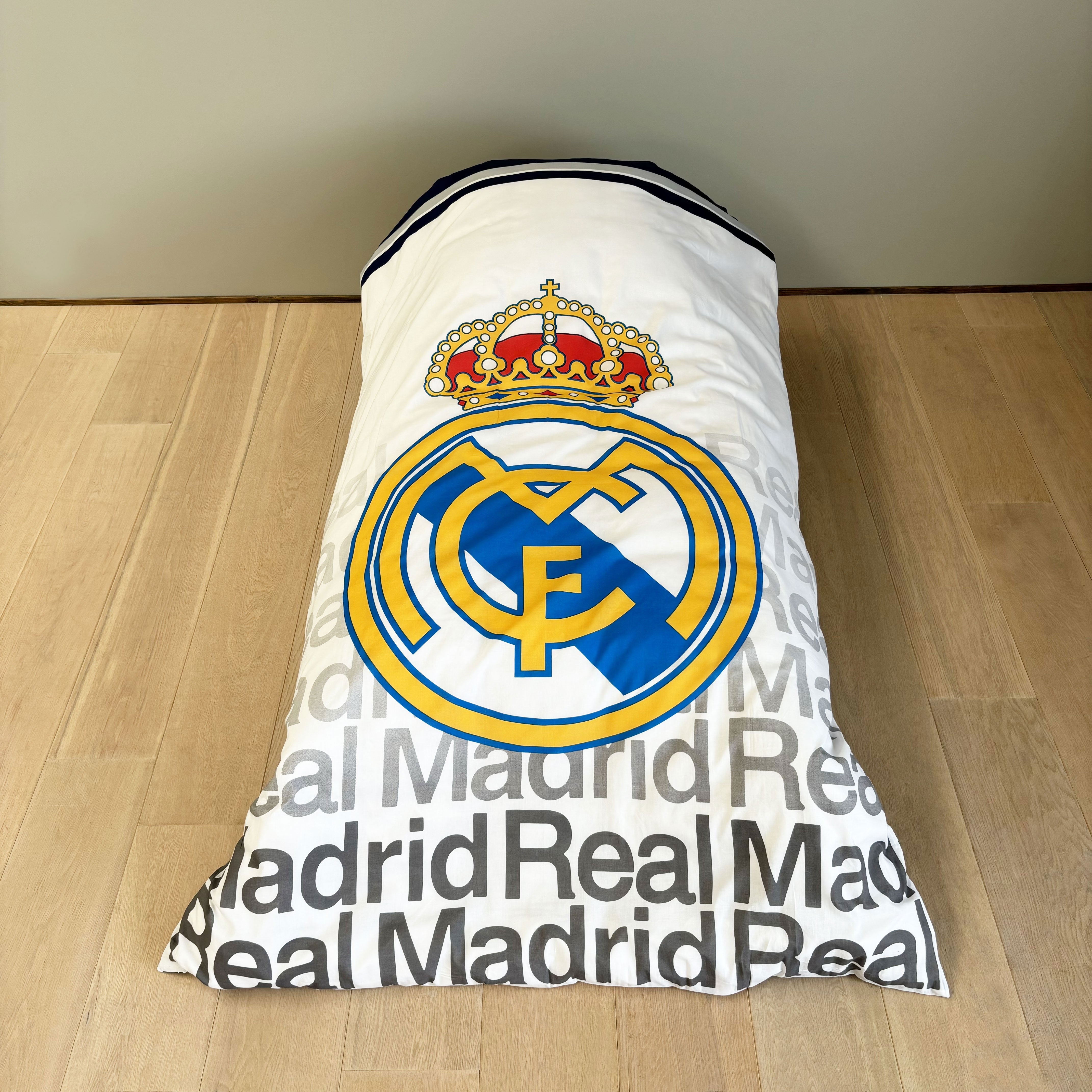 B - Senior sengetøj - 140x200 cm - 100% bomuld - Real Madrid