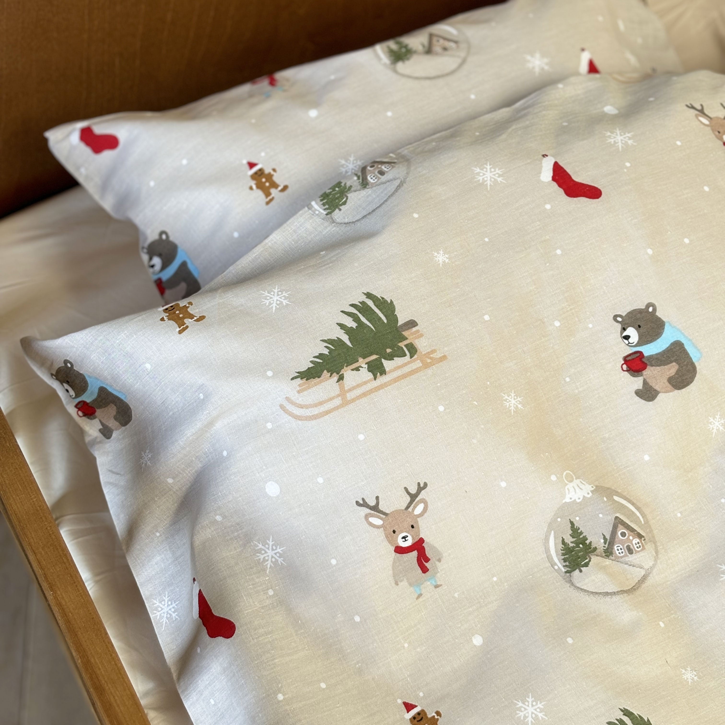 By Mats - Junior sengetøj - 100% Blødt bomuld - 100x140 cm - Cozy Christmas