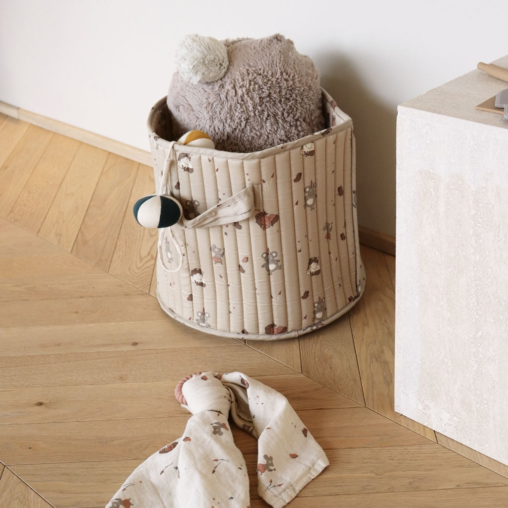 nuuroo - Aktivitetslegetøj til små børn - Økologisk bomuld - 28 cm