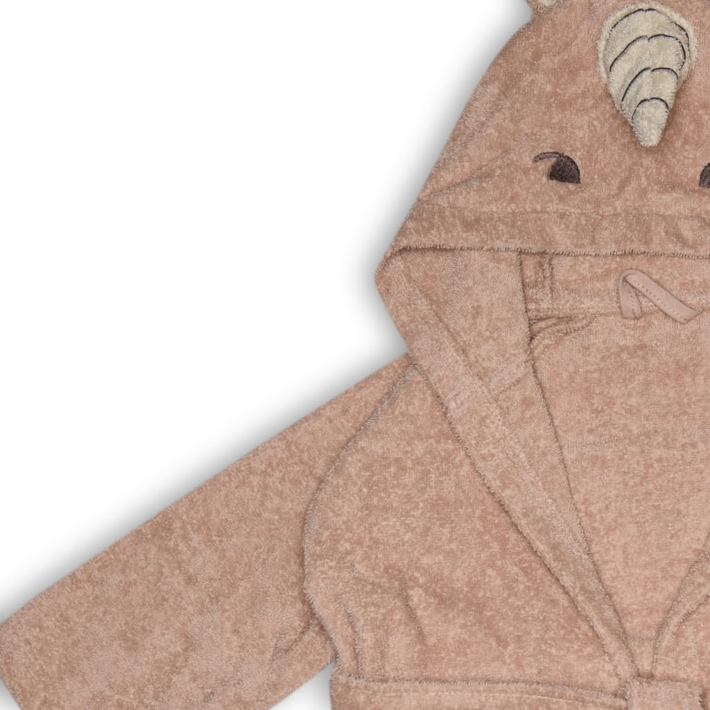 nuuroo - Frotté badekåbe til børn - 5-6 år - Økologisk bomuld - Rose unicorn