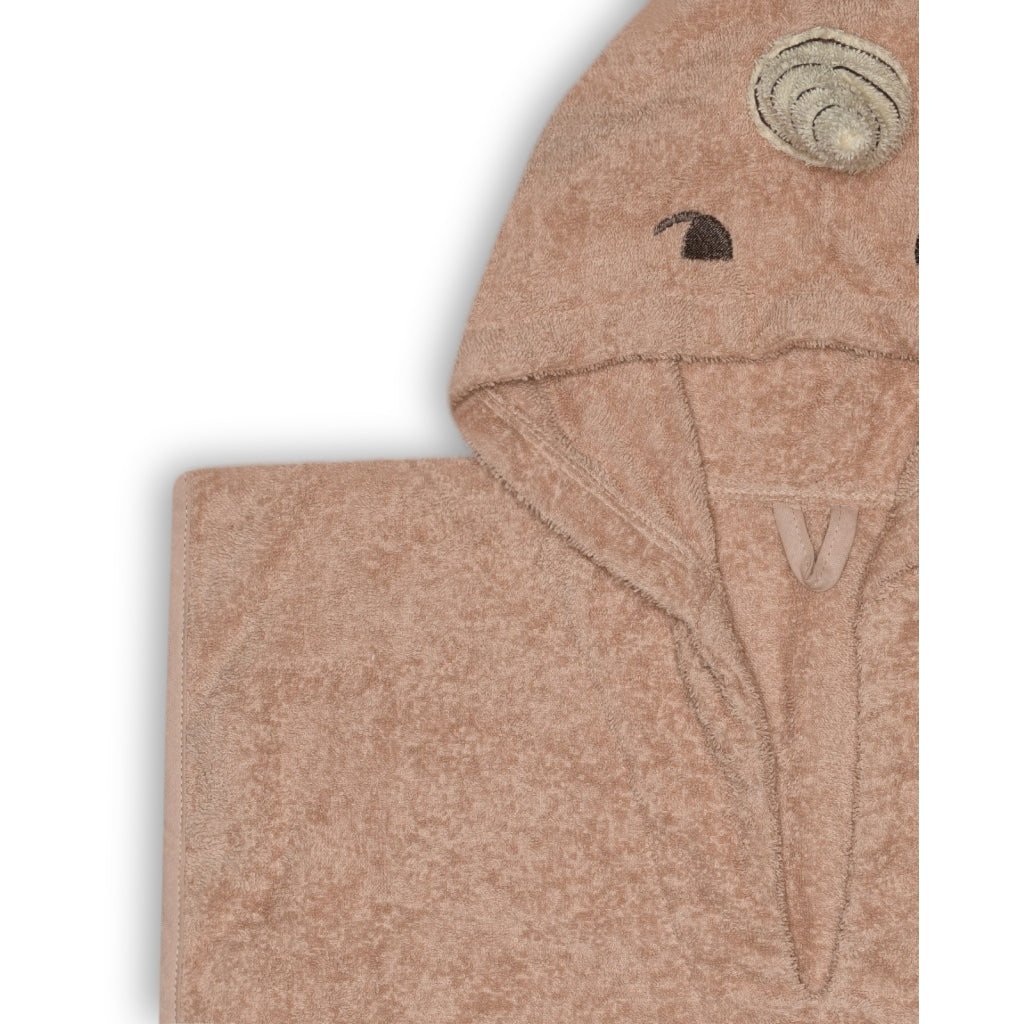 nuuroo - Børne poncho - 100% økologisk bomuld - Rose unicorn