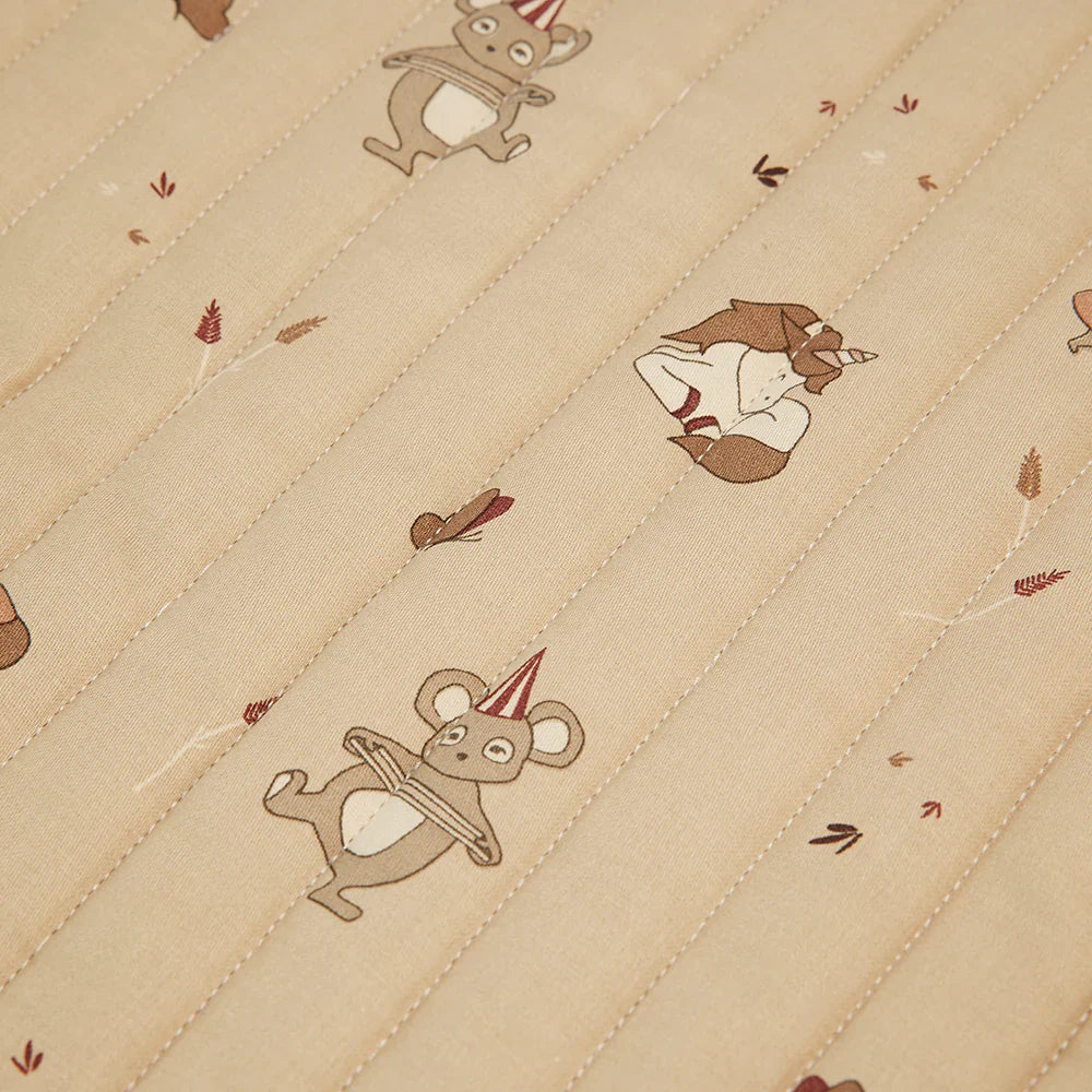 nuuroo - Quilted sengerand - 360x30 cm - Øko bomuld - Unicorn