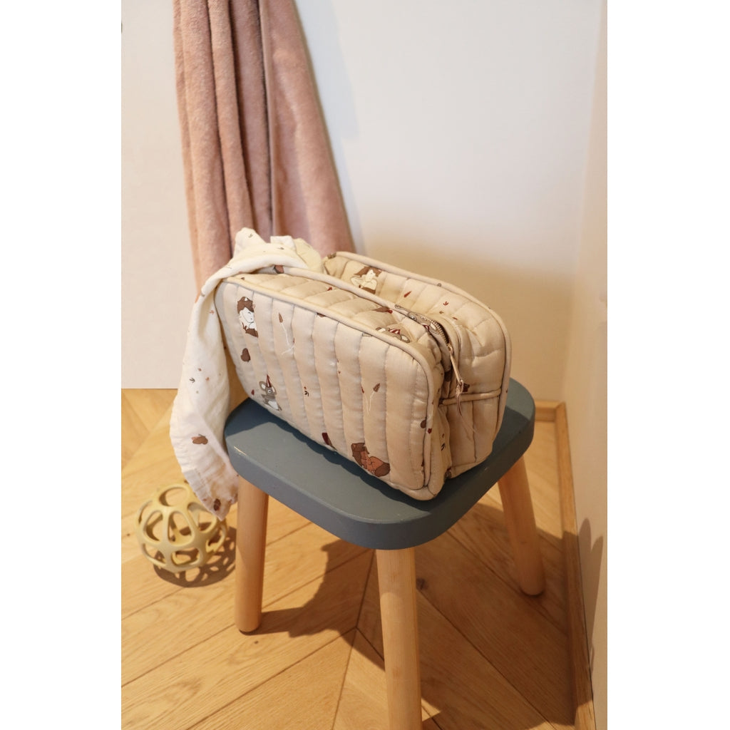 nuuroo - Toilettaske - Økologisk bomuld - 24x10 cm - Unicorn