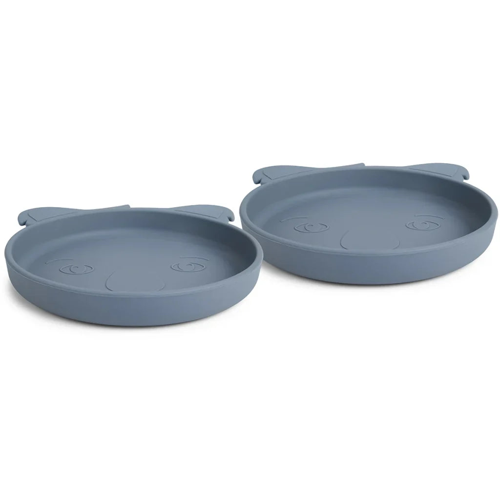 nuuroo - Silikone tallerken - 2-pak - 100% LFGB silikone - Bering Sea