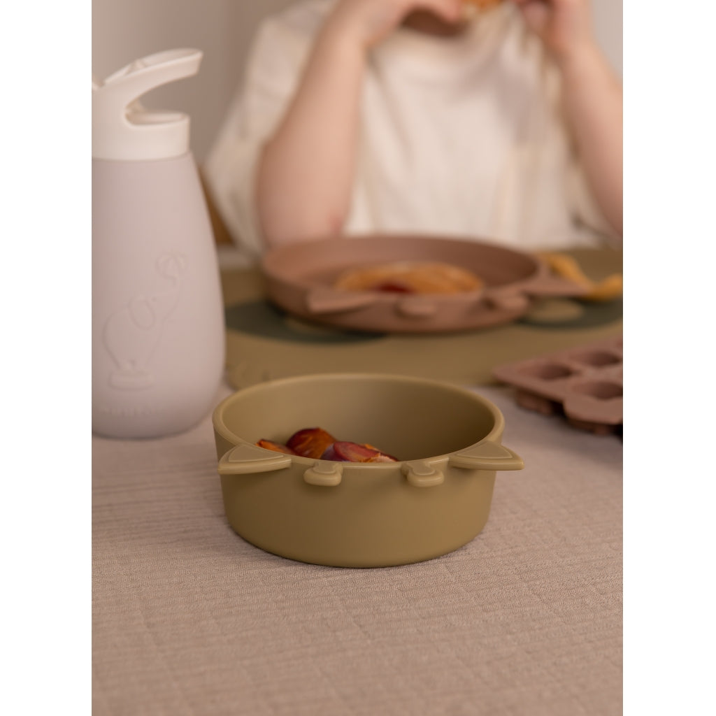 nuuroo - Silikone drikkeflaske - Vandflaske - 350 ml - Creme