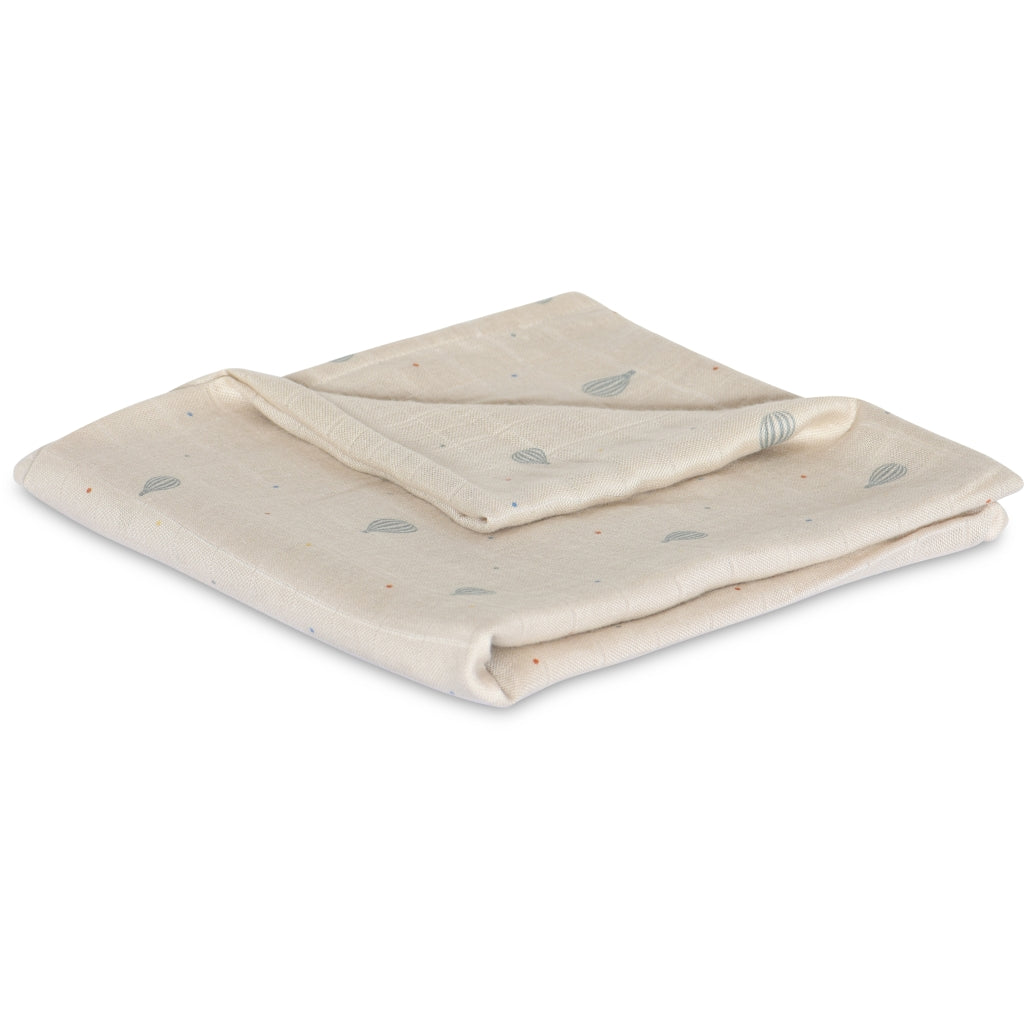 nuuroo - Svøb - 100% økologisk bambus - 110x110 cm - Air Balloon Dot