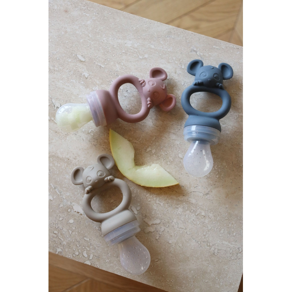 nuuroo - Silikone frugtsut 2-PAK - LFGB silikone - Bering Sea/Cobblestone