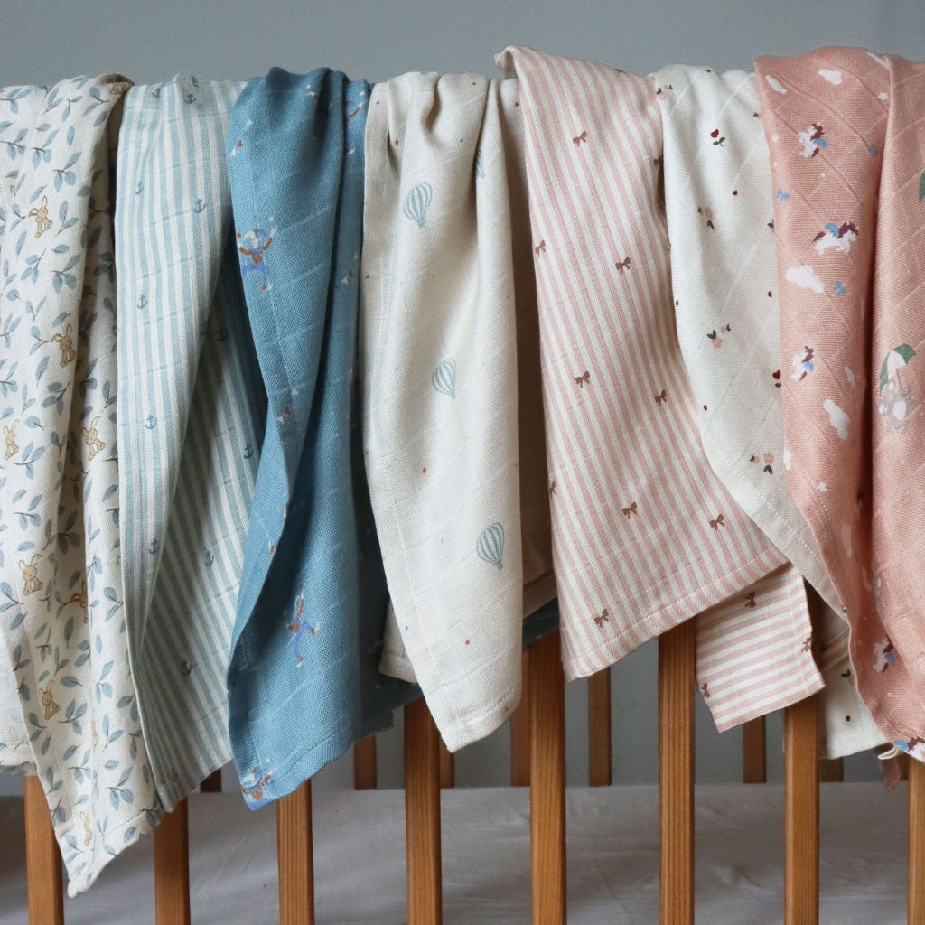 nuuroo - Stofbleer - 2-pak - 100% økologisk bambus - 60x60 cm - Celebration