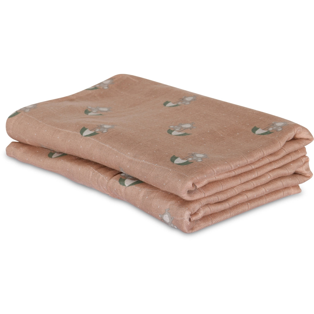 nuuroo - Stofbleer - 2-pak - 100% økologisk bambus - 60x60 cm - Umbrella