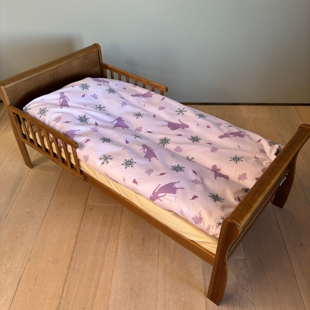 B - Junior sengetøj - Selvlysende sengetøj - 100x140 cm - 100% Bomuld - Frozen