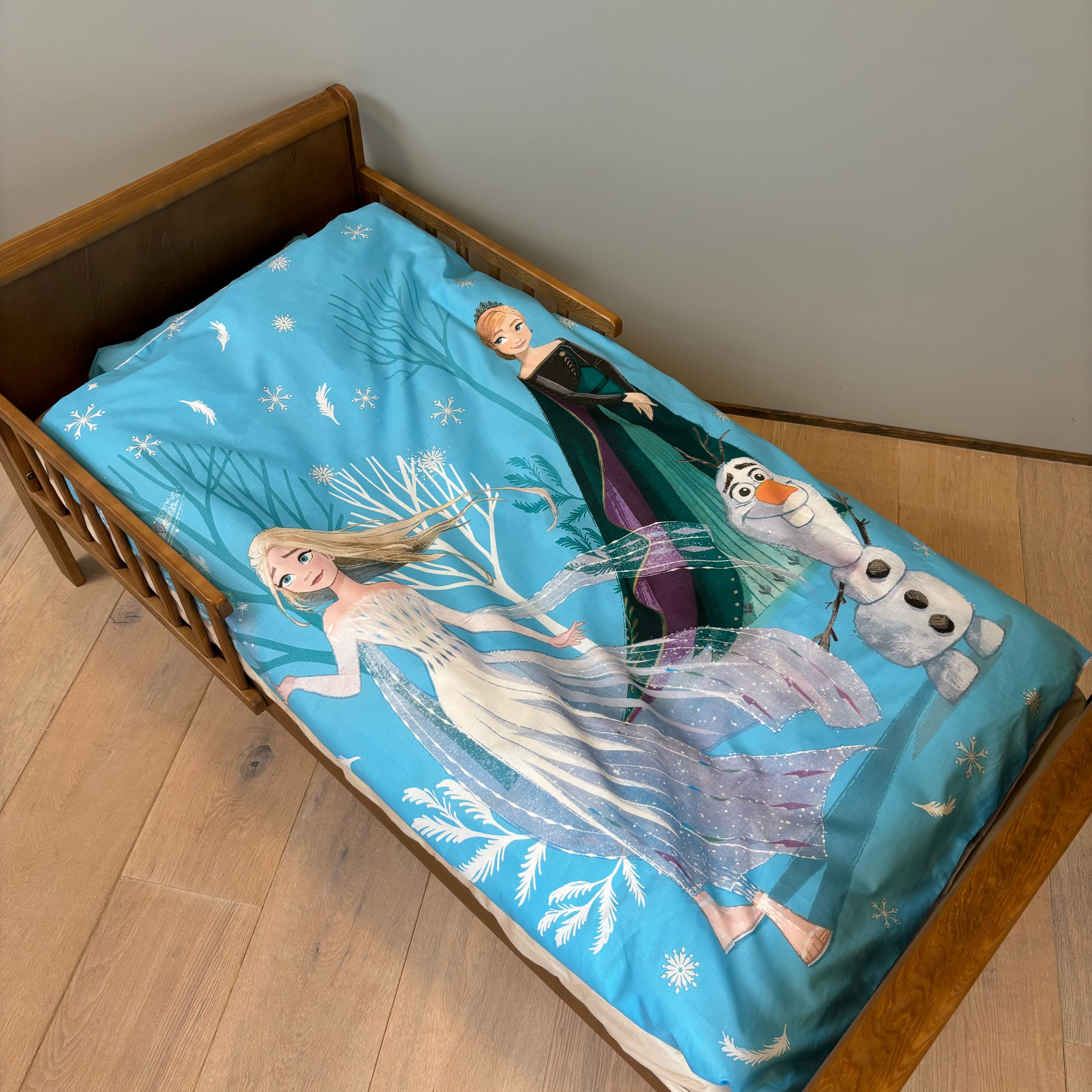 B - Senior sengetøj - Frozen - 140x200 cm - 100% Bomuld