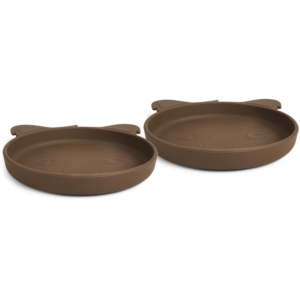 nuuroo - Silikone tallerken - 2-pak - 100% LFGB silikone - Acorn