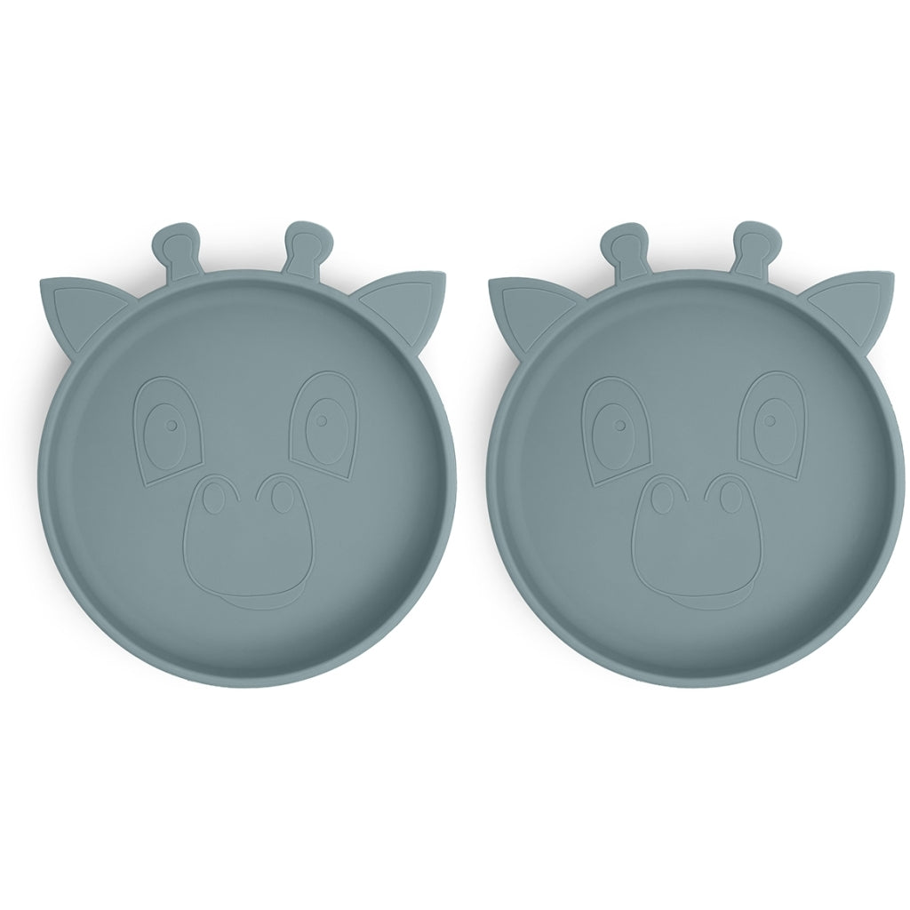 nuuroo - Silikone tallerken - 2-pak - 100% LFGB silikone - Lead