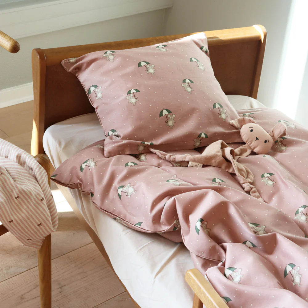 nuuroo - Junior sengetøj - 100% økologisk bomuld - Umbrella