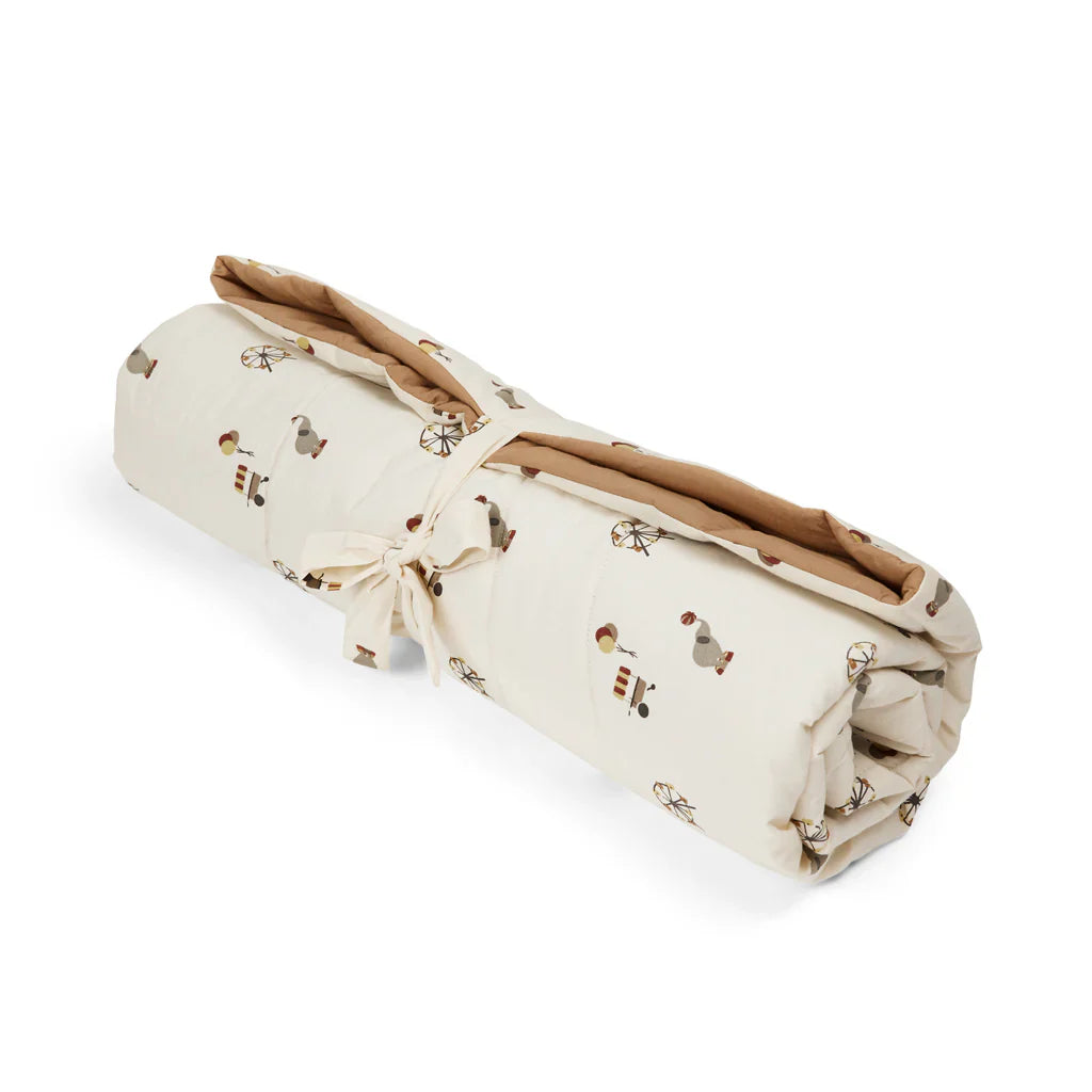 nuuroo - Legetæppe til småbørn - Økologisk bomuld - 120x120 - Cirkus