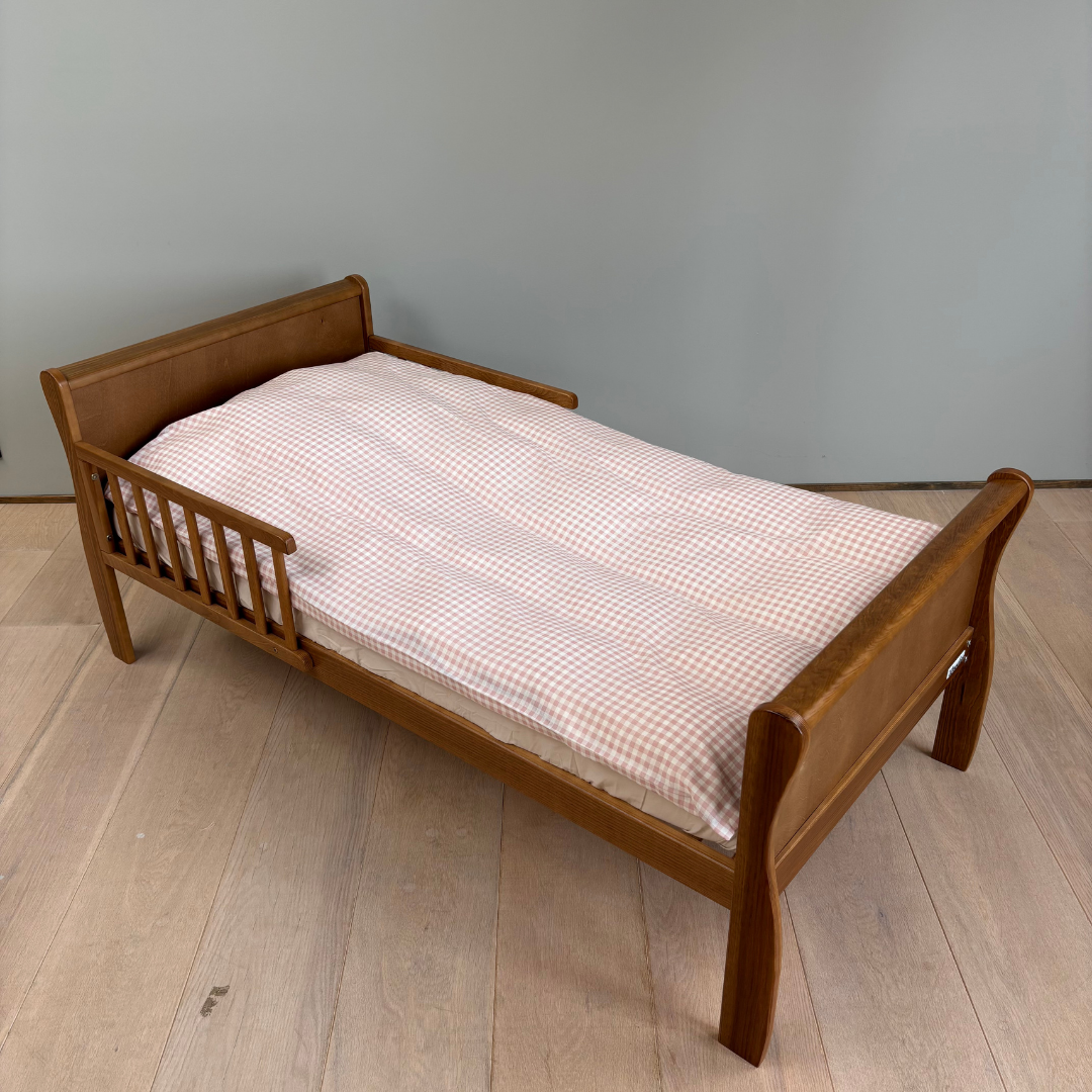 By Mats - Junior sengetøj - 100% Blødt bomuld - 100x140 cm - Blush Check