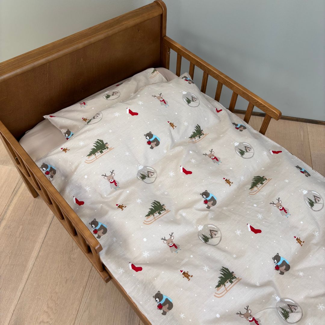 By Mats - Junior sengetøj - 100% Blødt bomuld - 100x140 cm - Cozy Christmas
