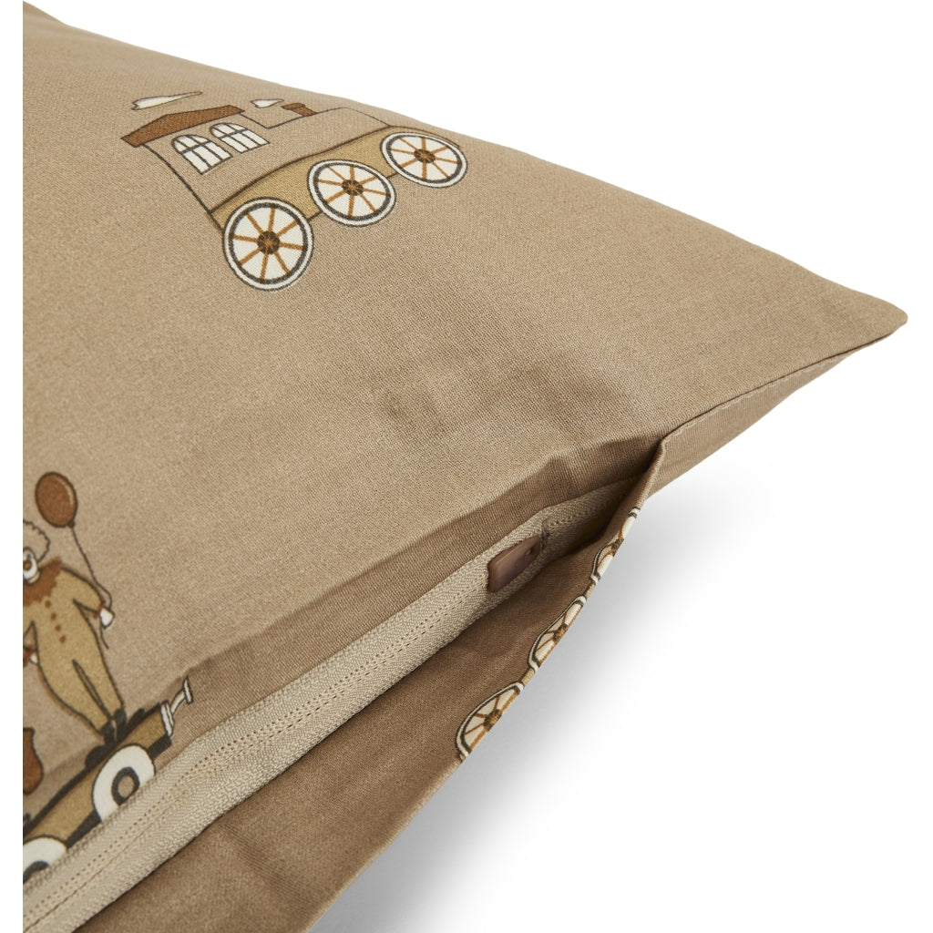 nuuroo - Junior sengetøj - 100% økologisk bomuld - Carnival train