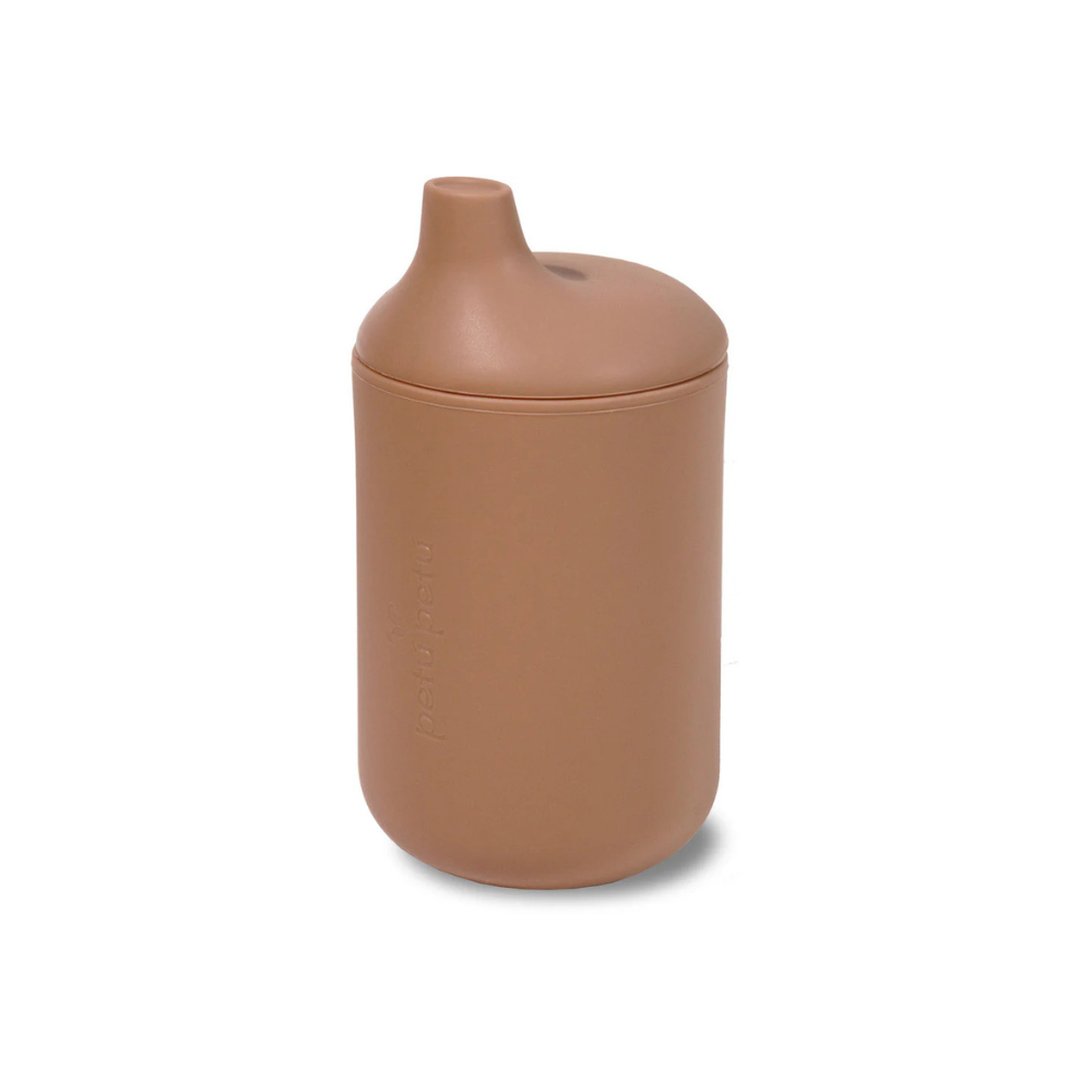 Petu Petu - Silikone tudkop til små børn - 175 ml. - Brun