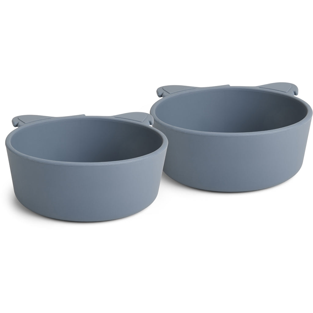 nuuroo - Dyb silikone tallerken - 2-pak - 100% LFGB silikone - Bering Sea