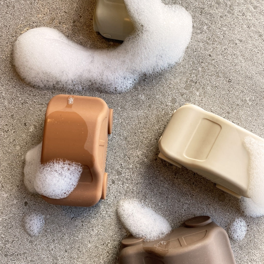 nuuroo - Silikone legebiler - 2-PAK - Caramel Café mix