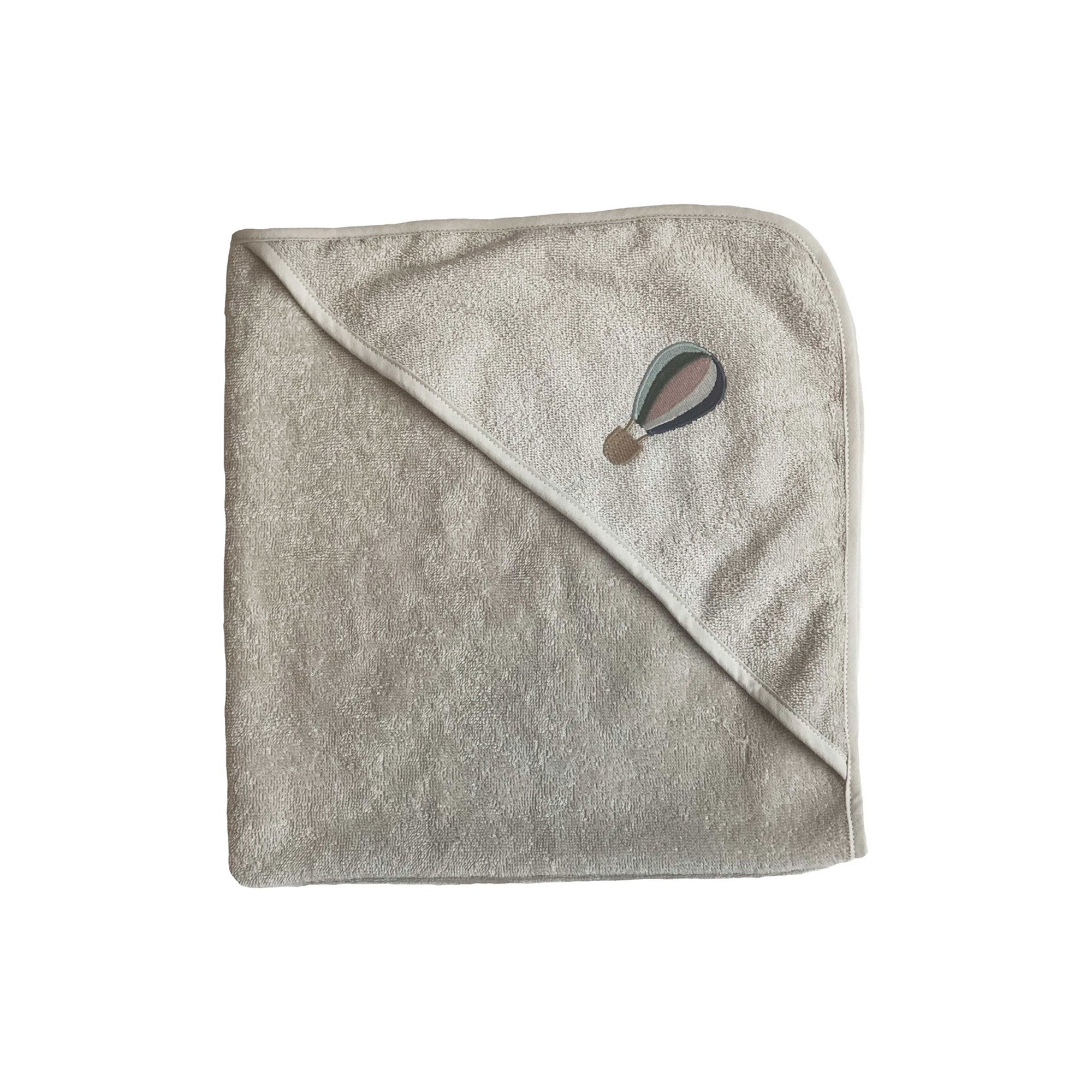 Petu Petu - Håndklæde med hætte til børn - Bomuld - Luftballon