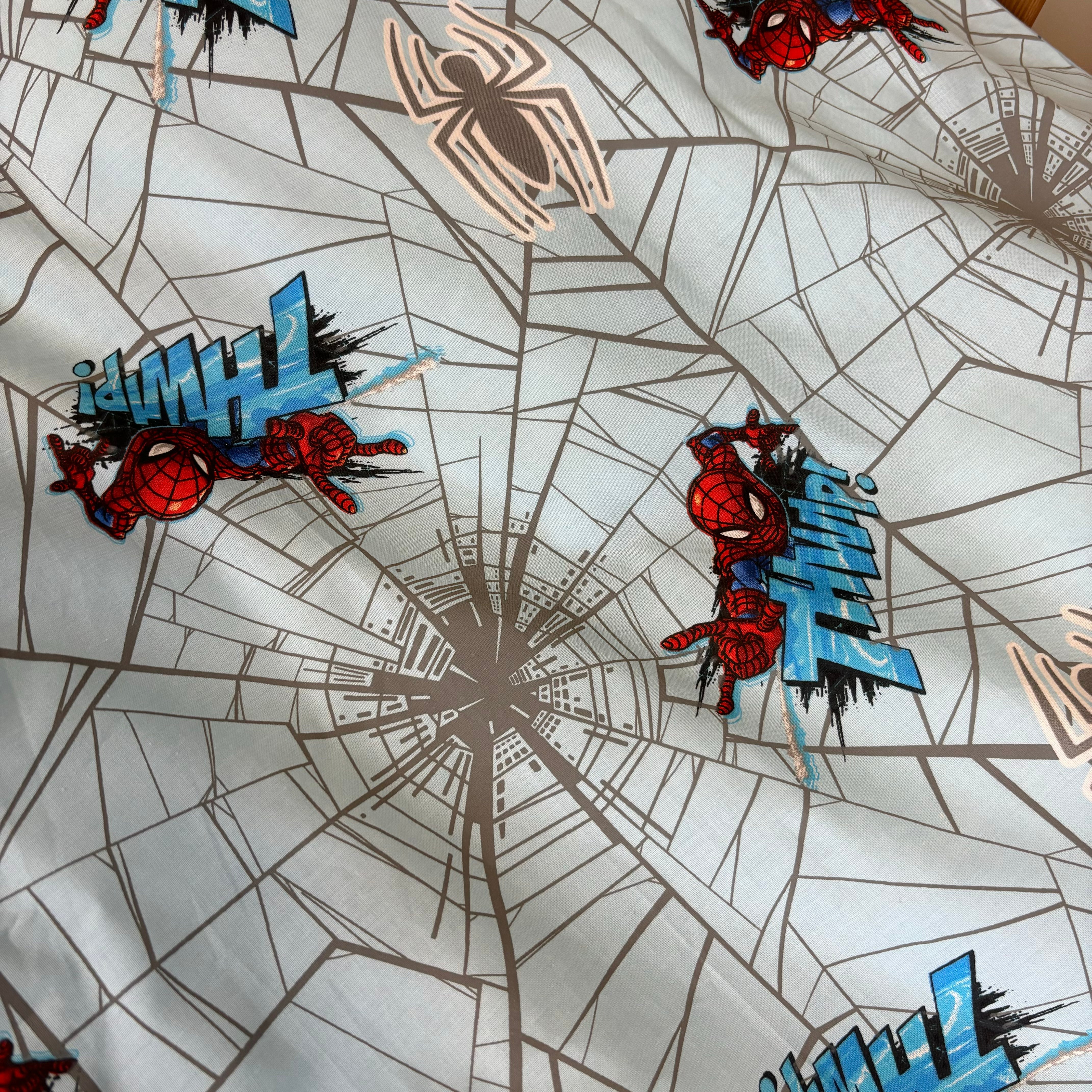 B - Junior sengetøj - Spiderman - 100x140 cm - 100% Bomuld