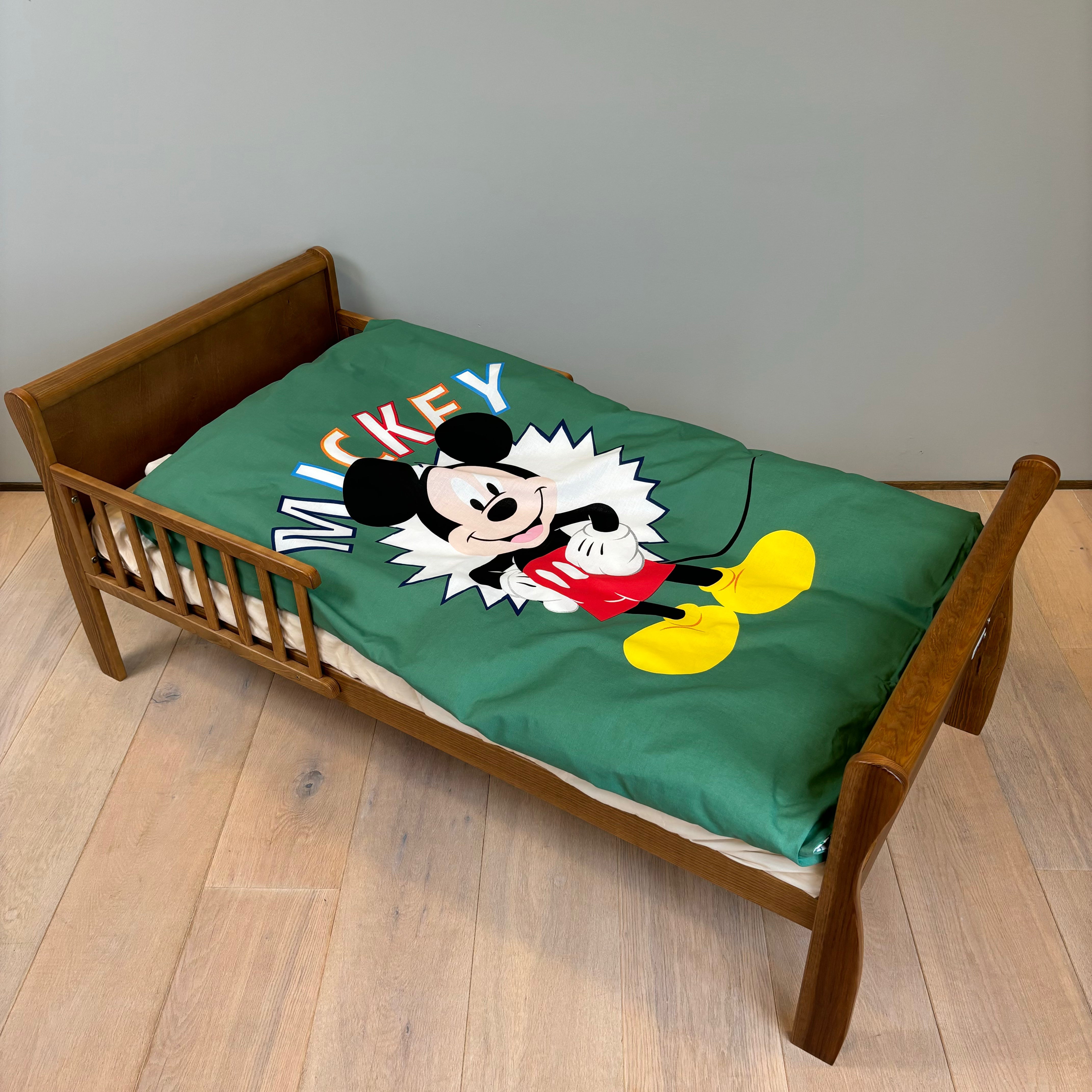 B - Junior sengetøj - Mickey - 100x140 cm - 100% Bomuld