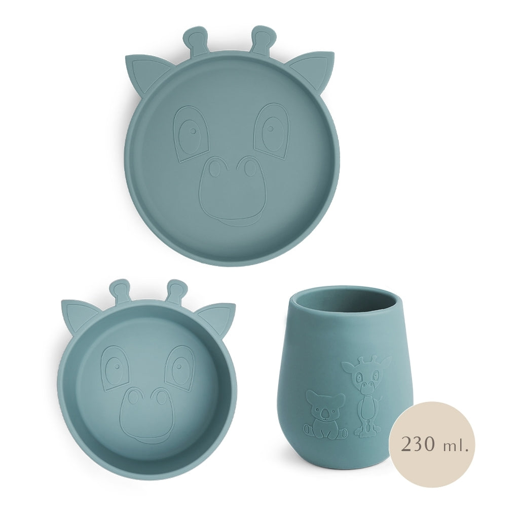 nuuroo - Silikone spisesæt - 3-pak - 100% LFGB silikone - Lead