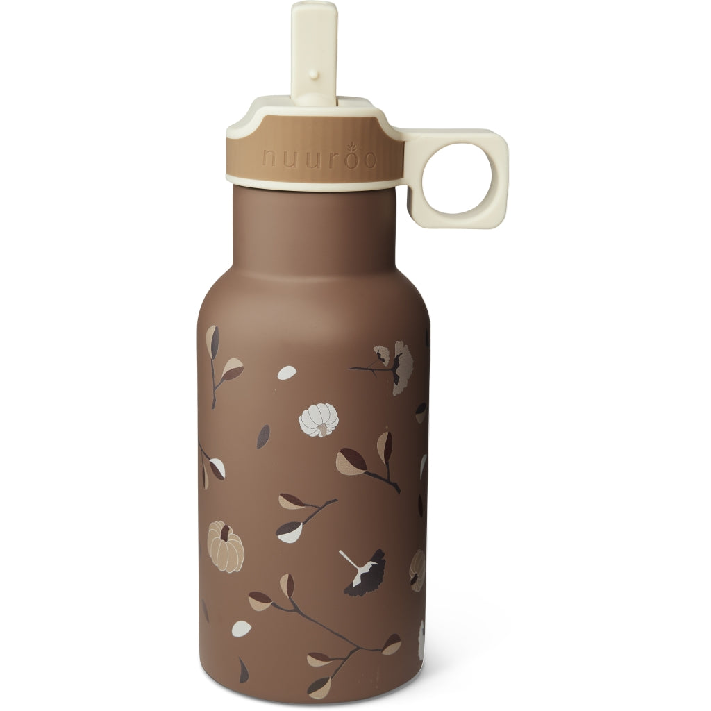 nuuroo - Termoflaske i rustfrit stål - Drikkeflaske - 350 ml - Pumpkin flower