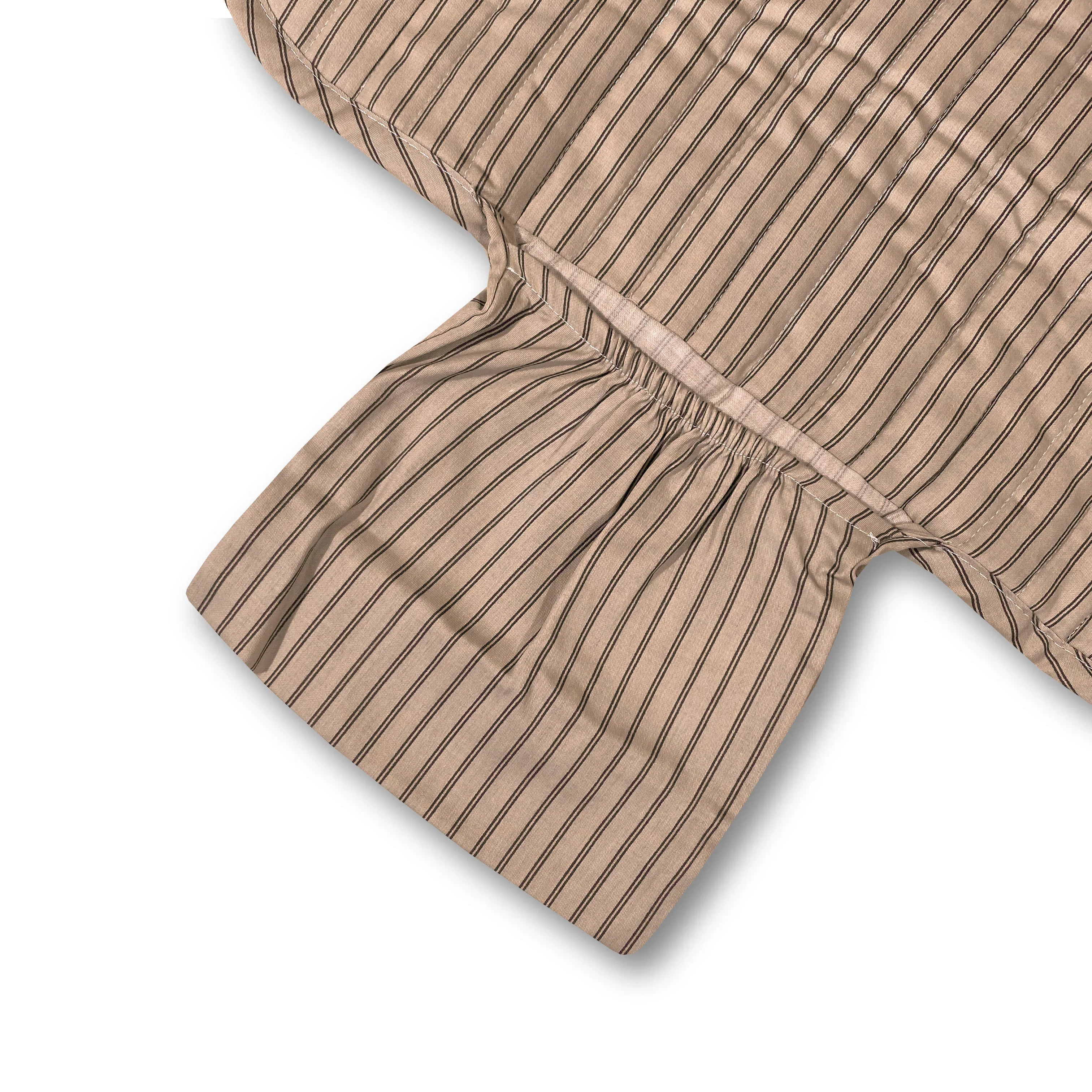 nuuroo - Pusleunderlag - 50x70cm - Økologisk bomuld - Cream Stripe