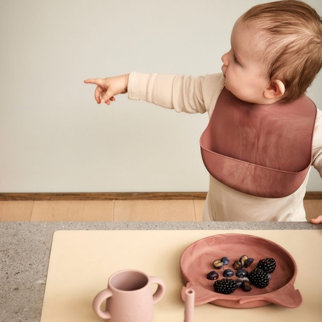 nuuroo - Silikone tallerken - 2-pak - 100% LFGB silikone - Red mix