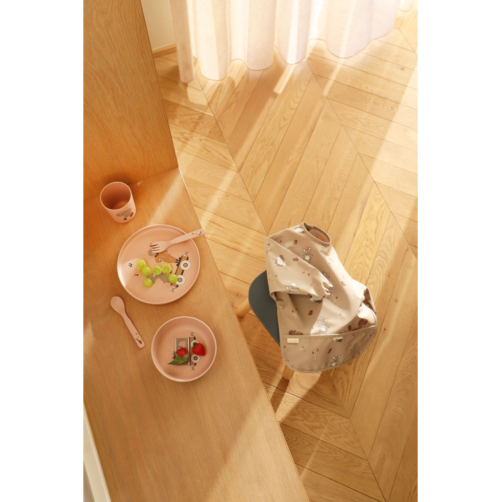 nuuroo - Spisesæt i PLA - 5-pak - 100% bioplast - Rose dust