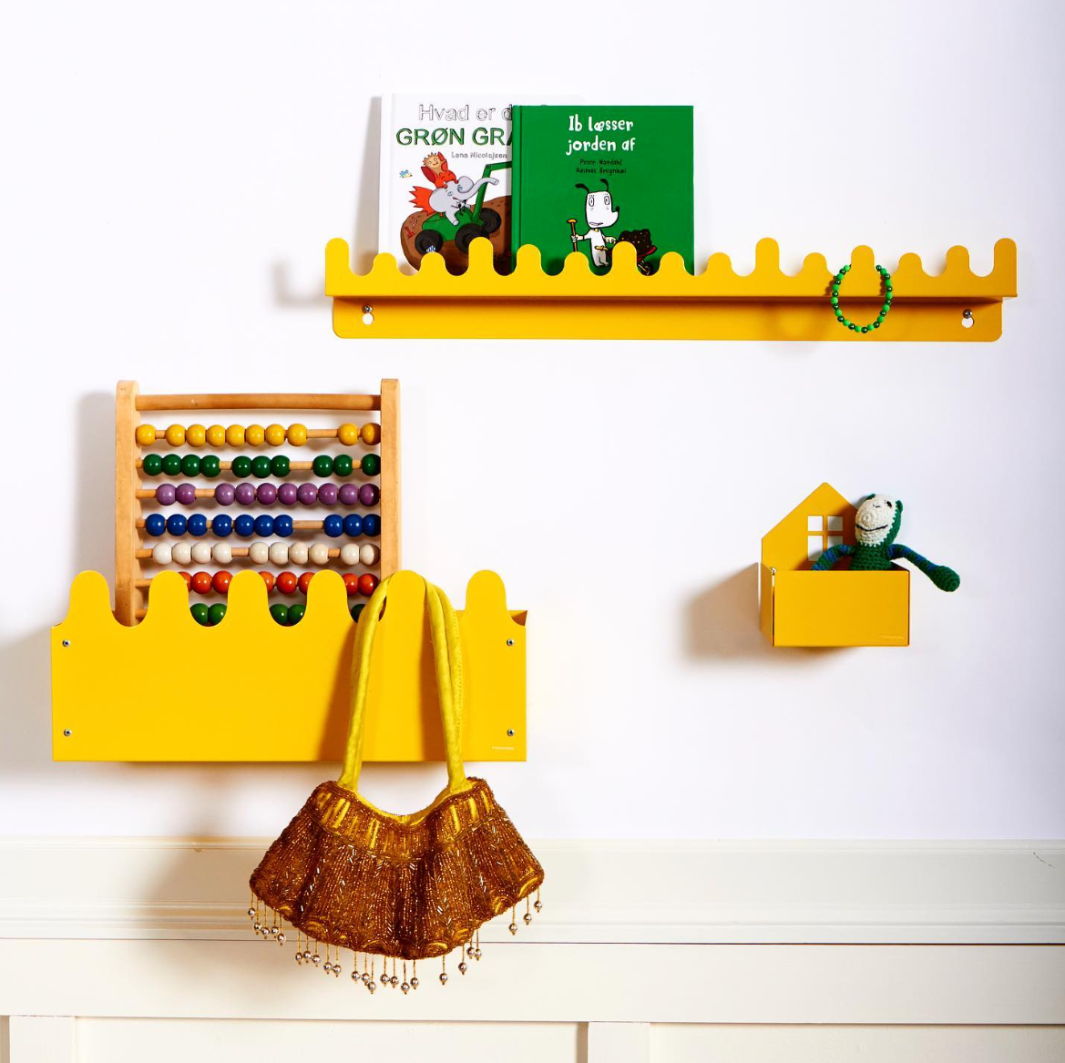 Roommate - Opbevaringskasse - Byhus - Gult